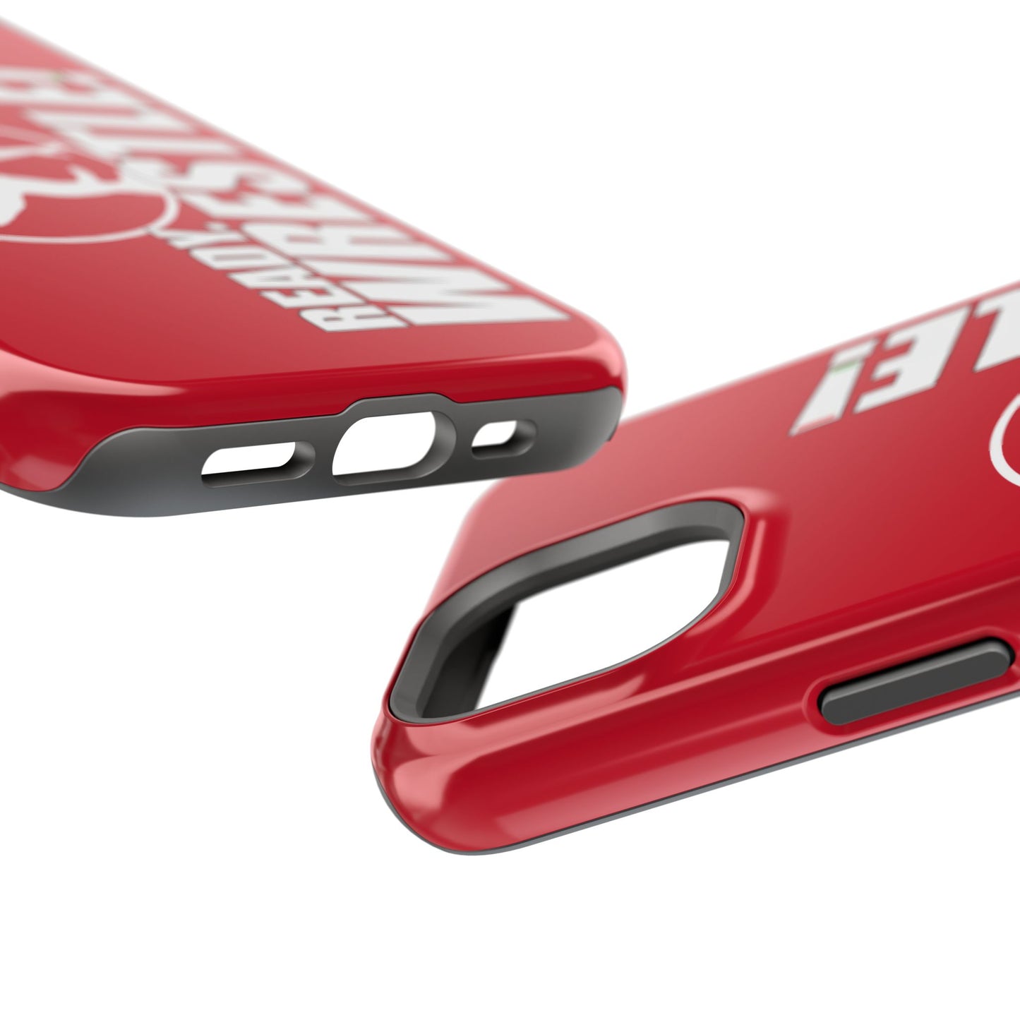 Ready. Wrestle! Red iPhone Magnetic Impact-Resistant Case