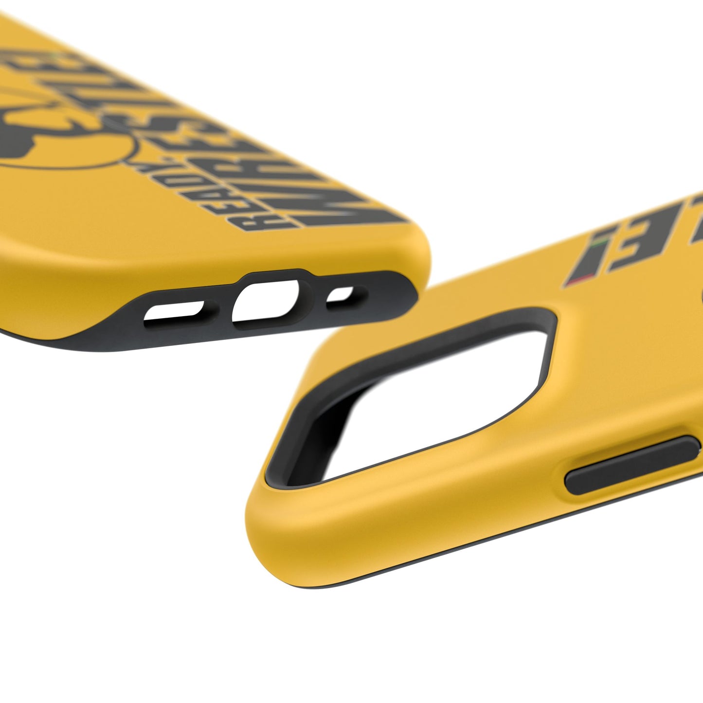 Ready. Wrestle! Yellow iPhone Magnetic Impact-Resistant Case