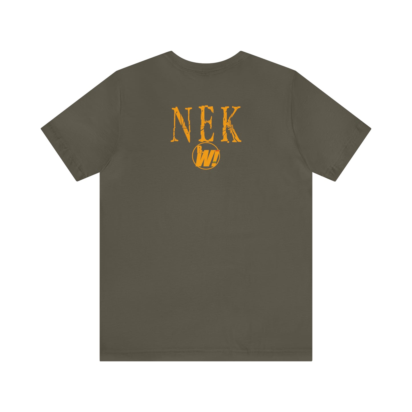 NEK Python Wrestling, Gold Logo, Unisex Jersey Short Sleeve Tee