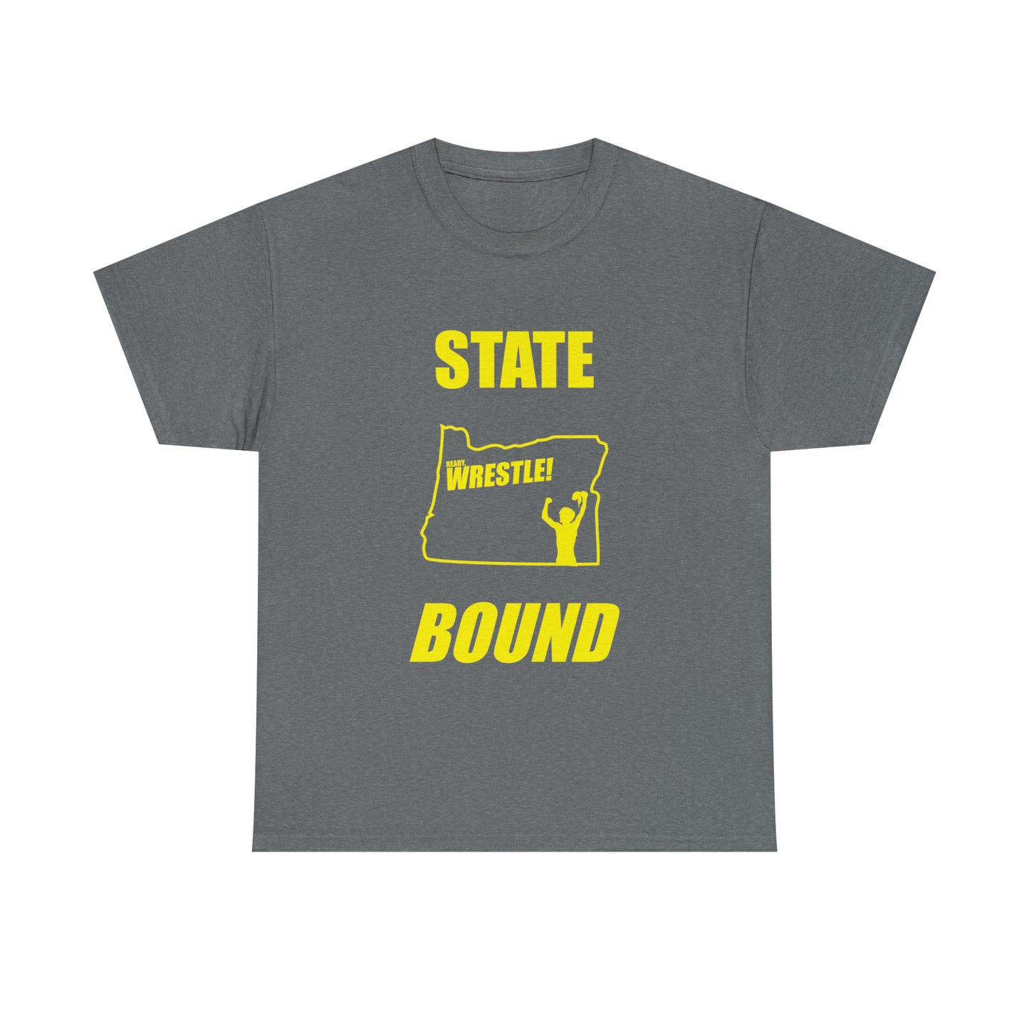 Oregon State Bound, Gold Logo, Unisex Heavy Cotton Tee