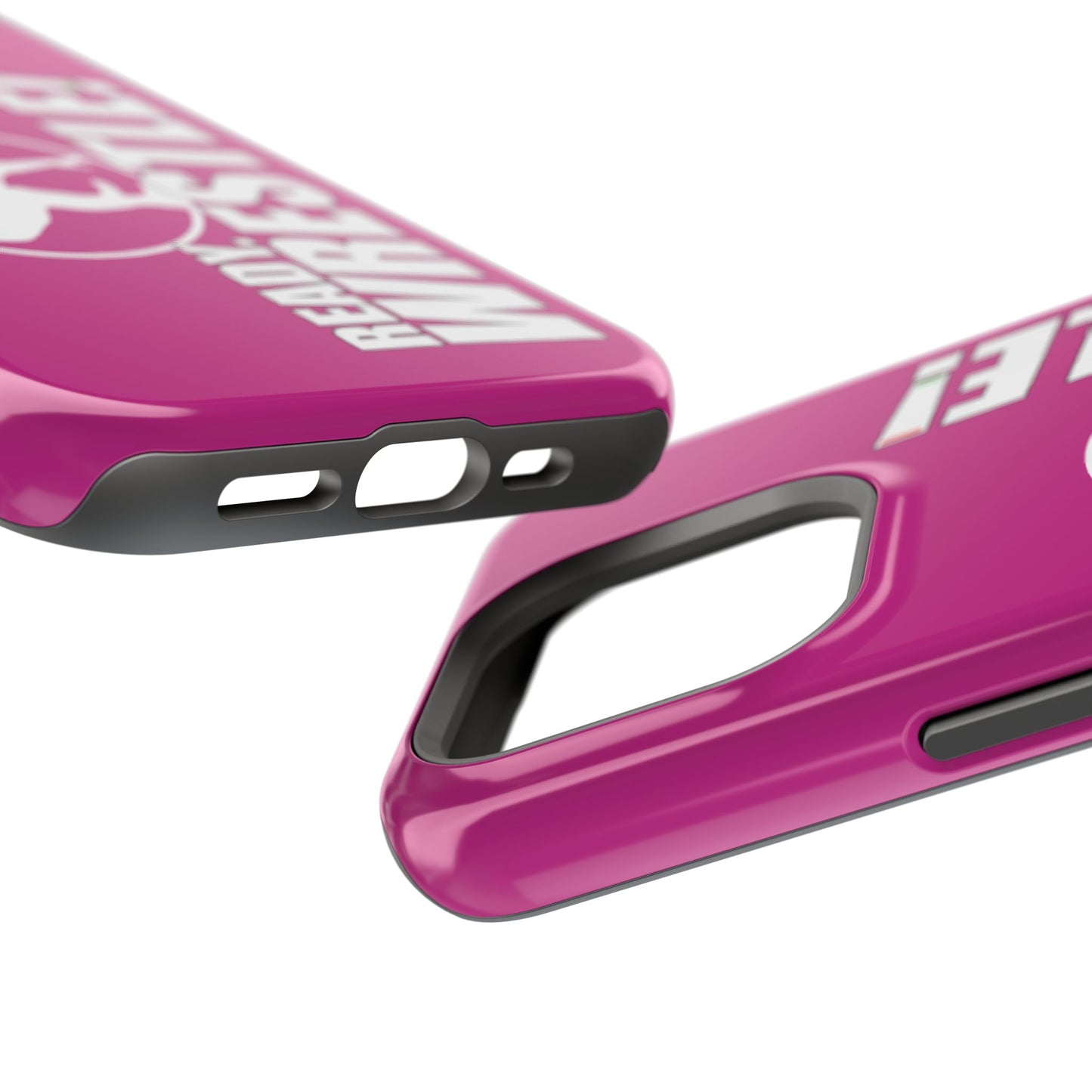 Ready. Wrestle! Pink iPhone Magnetic Impact-Resistant Case