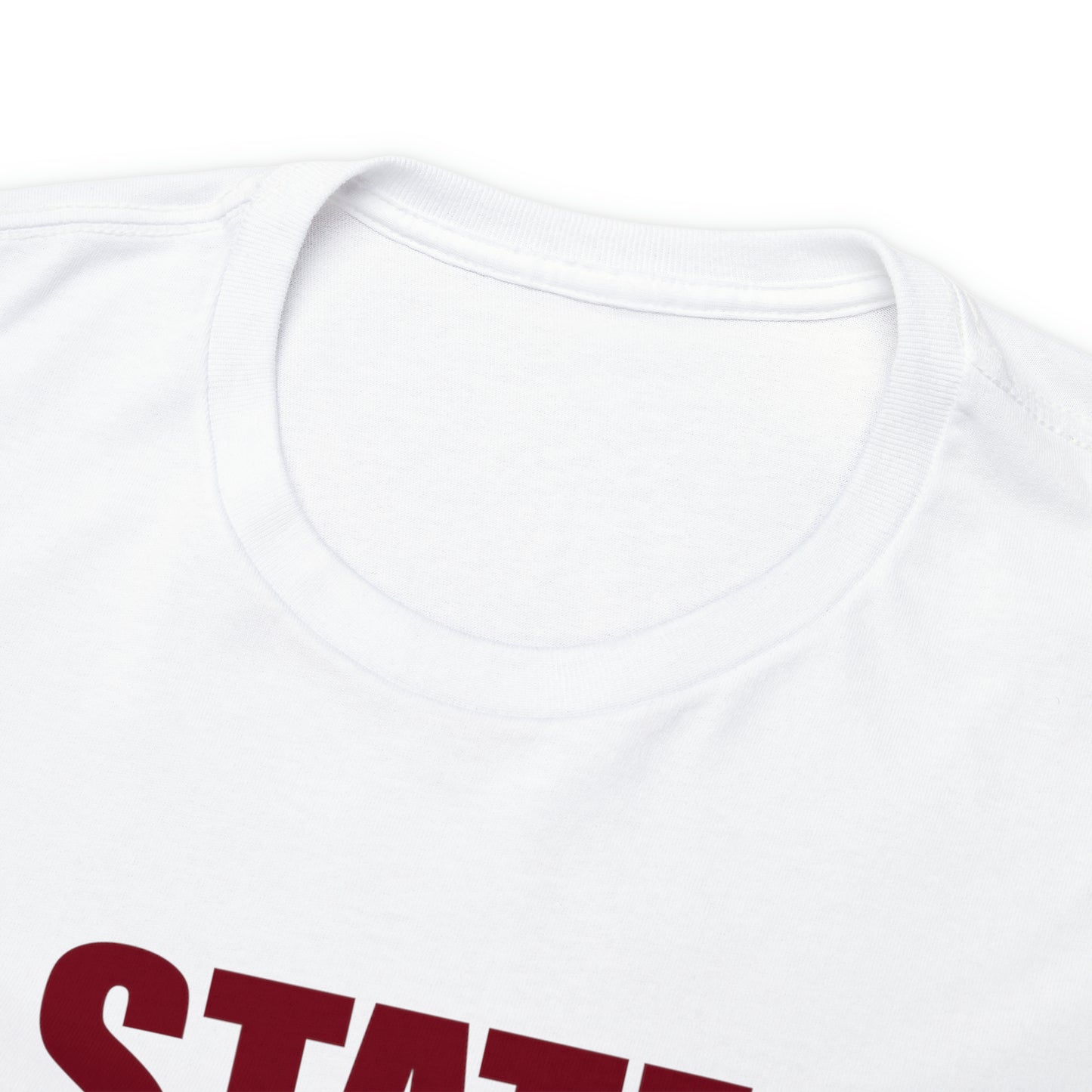 Minnetsota State Bound, Maroon Logo, Unisex Heavy Cotton Tee