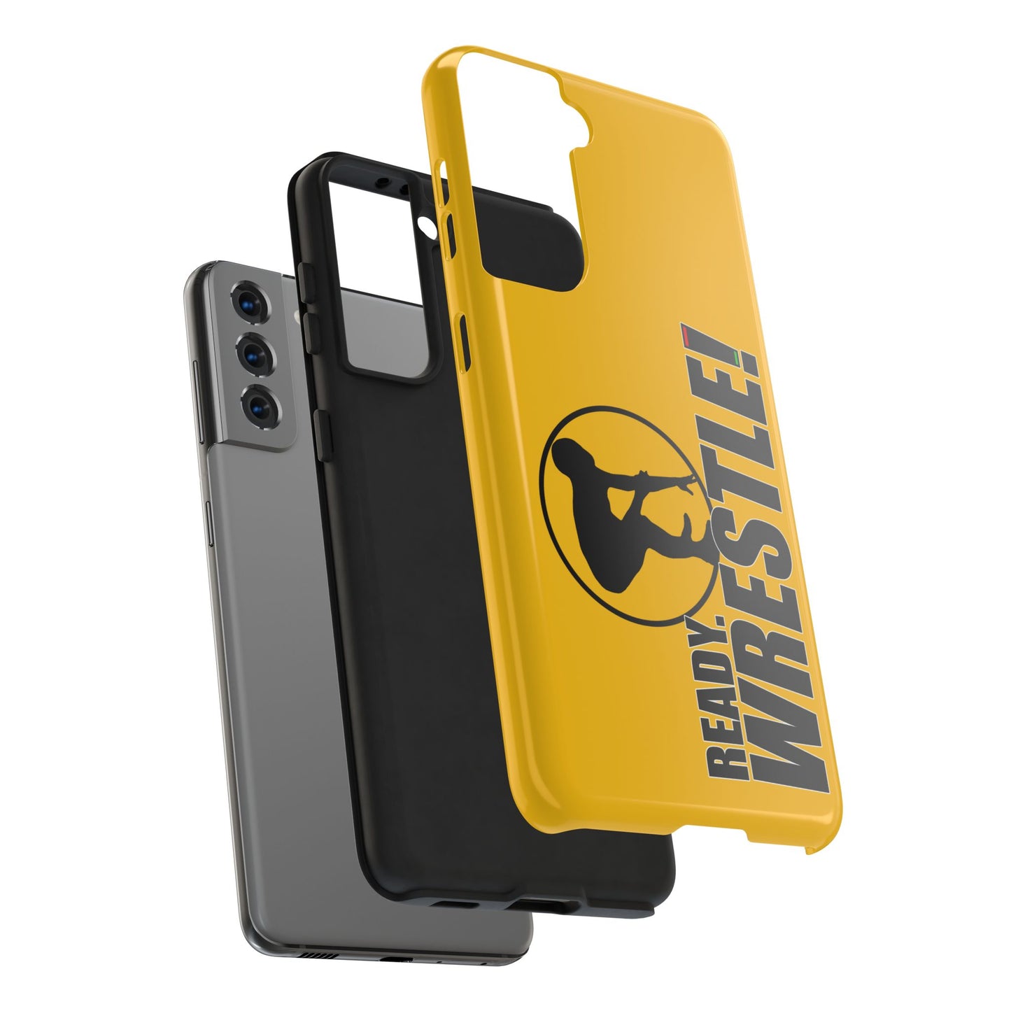 Ready. Wrestle! Yellow Galaxy Tough Phone Case