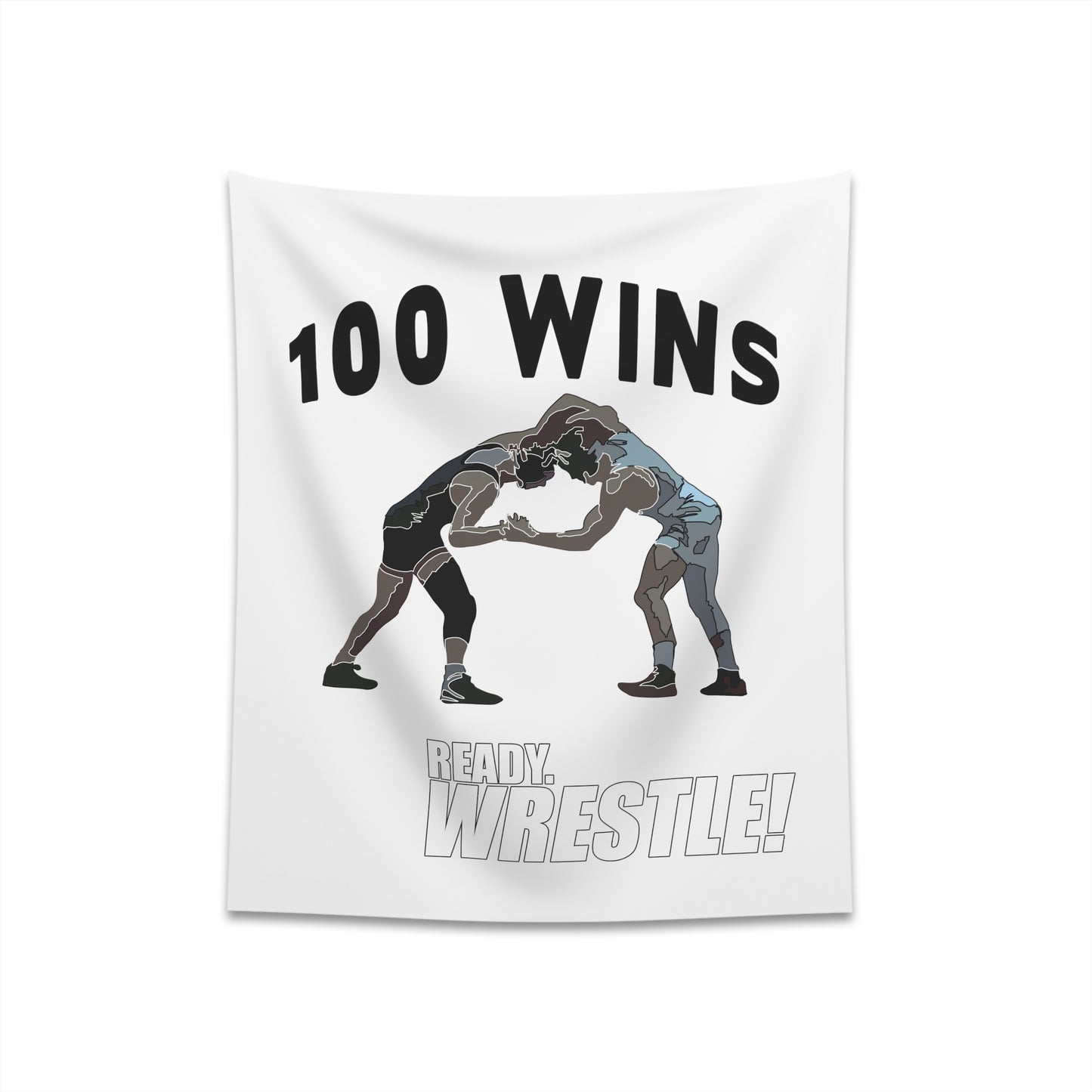 100 Wins! Printed Wall Tapestry