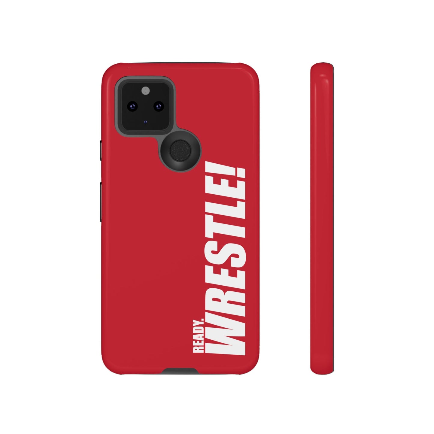 Ready. Wrestle Red Logo Tee