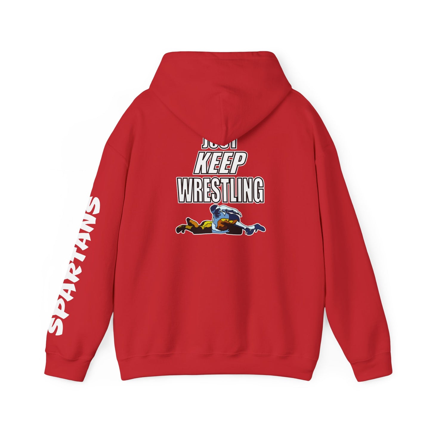 Just Keep Wrestling Hoodie: Ready to Wrestle Sweatshirt, Sportswear for Wrestlers, Gift for Coaches, Competitive Sports Apparel, Gym & Training Gear