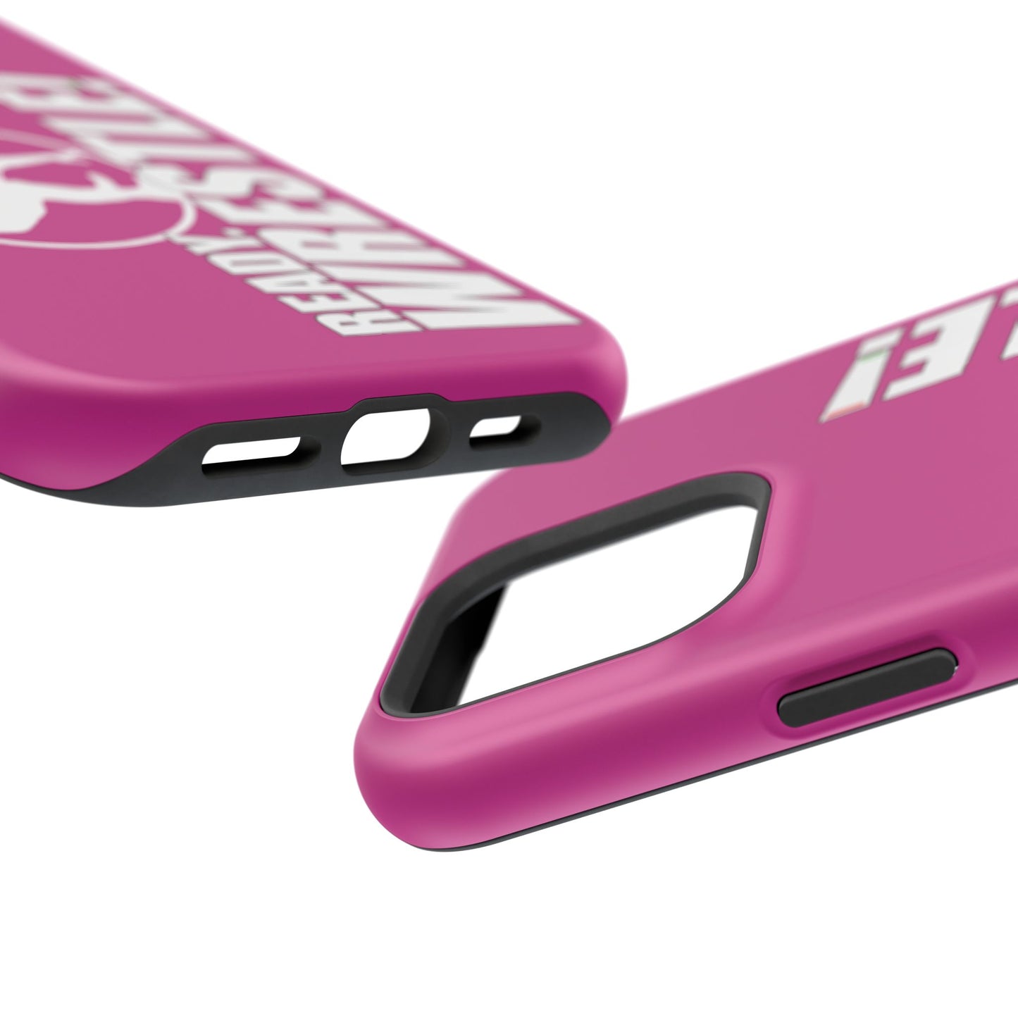 Ready. Wrestle! Pink iPhone Magnetic Impact-Resistant Case