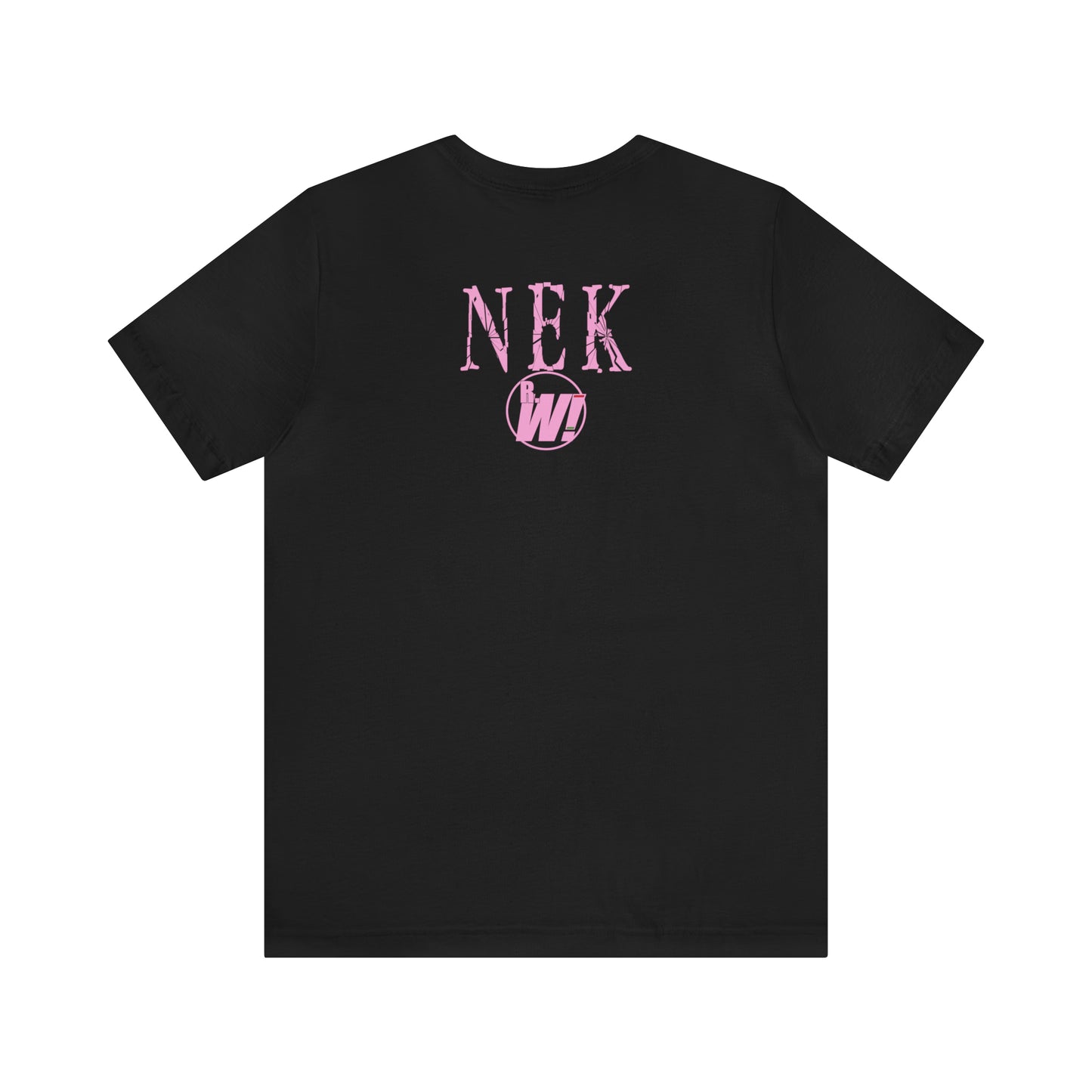 NEK Python Wrestling, Pink Logo, Unisex Jersey Short Sleeve Tee