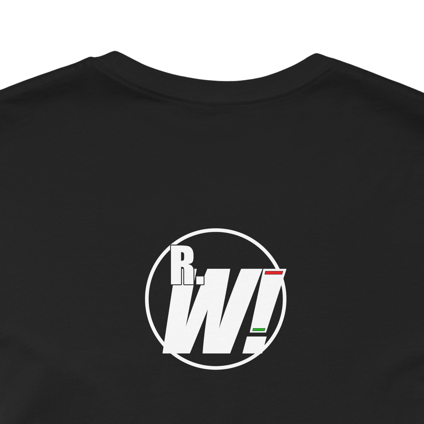 Ready. Wrestle! Gold Logo with Green, Unisex Jersey Short Sleeve Tee