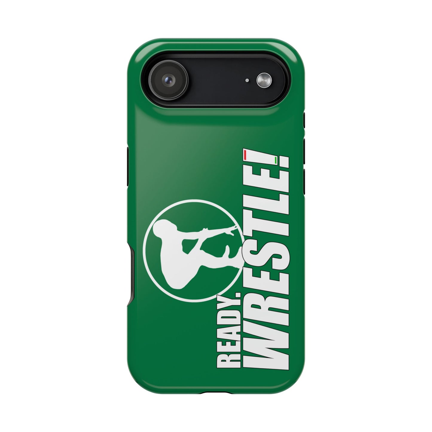 Ready. Wrestle! Green iPhone Magnetic Impact-Resistant Case
