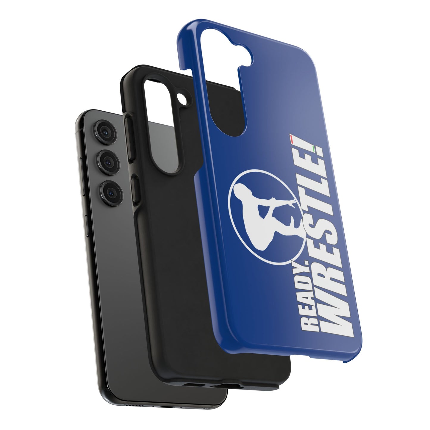 Ready. Wrestle! Blue Galaxy Tough Phone Case
