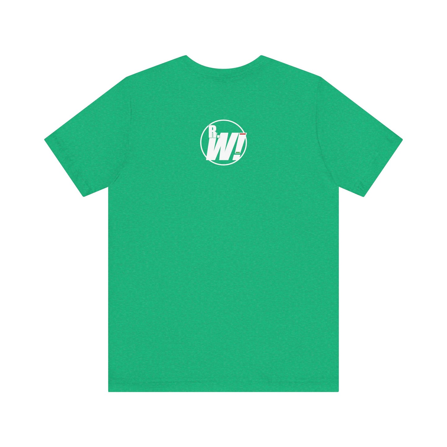 Ready. Wrestle! Gold Logo with Green, Unisex Jersey Short Sleeve Tee