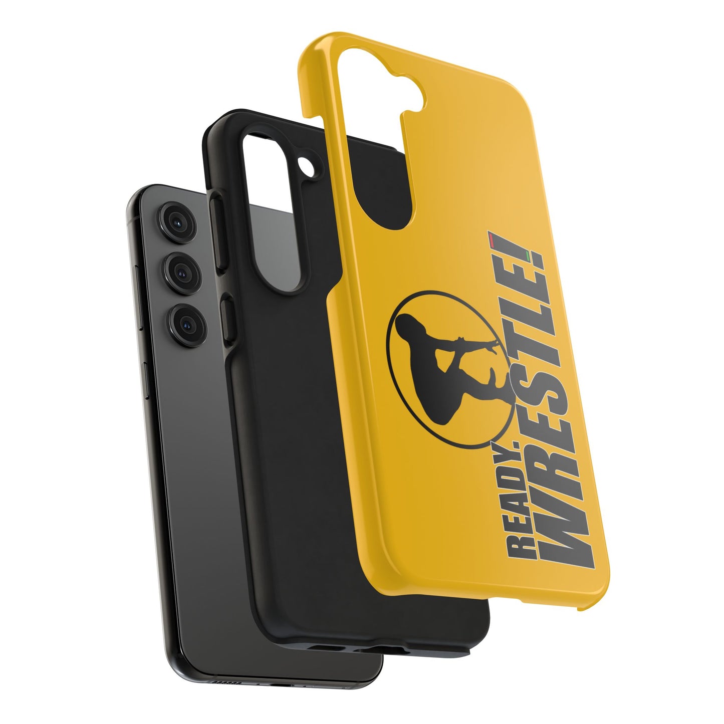 Ready. Wrestle! Yellow Galaxy Tough Phone Case