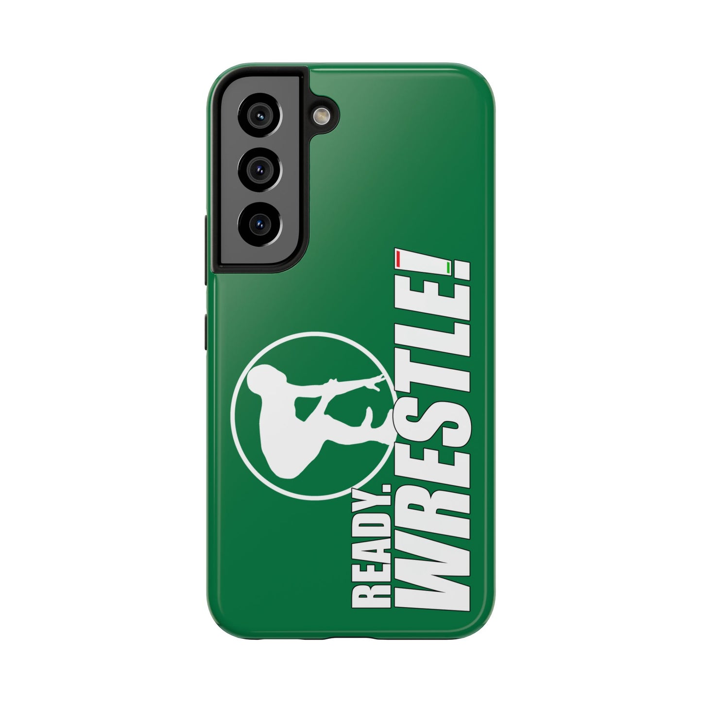 Ready. Wrestle! Green Galaxy Tough Phone Case