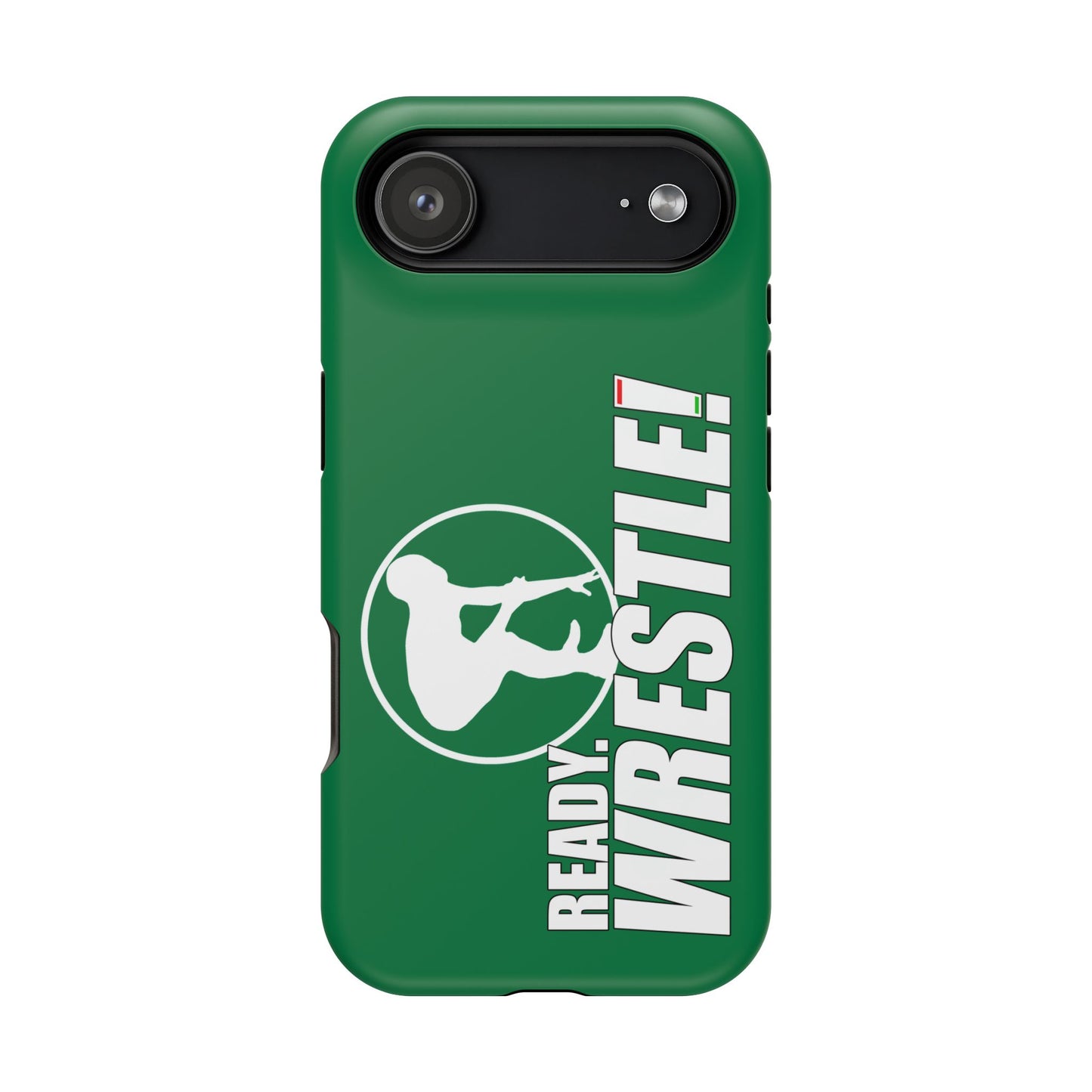 Ready. Wrestle! Green iPhone Magnetic Impact-Resistant Case