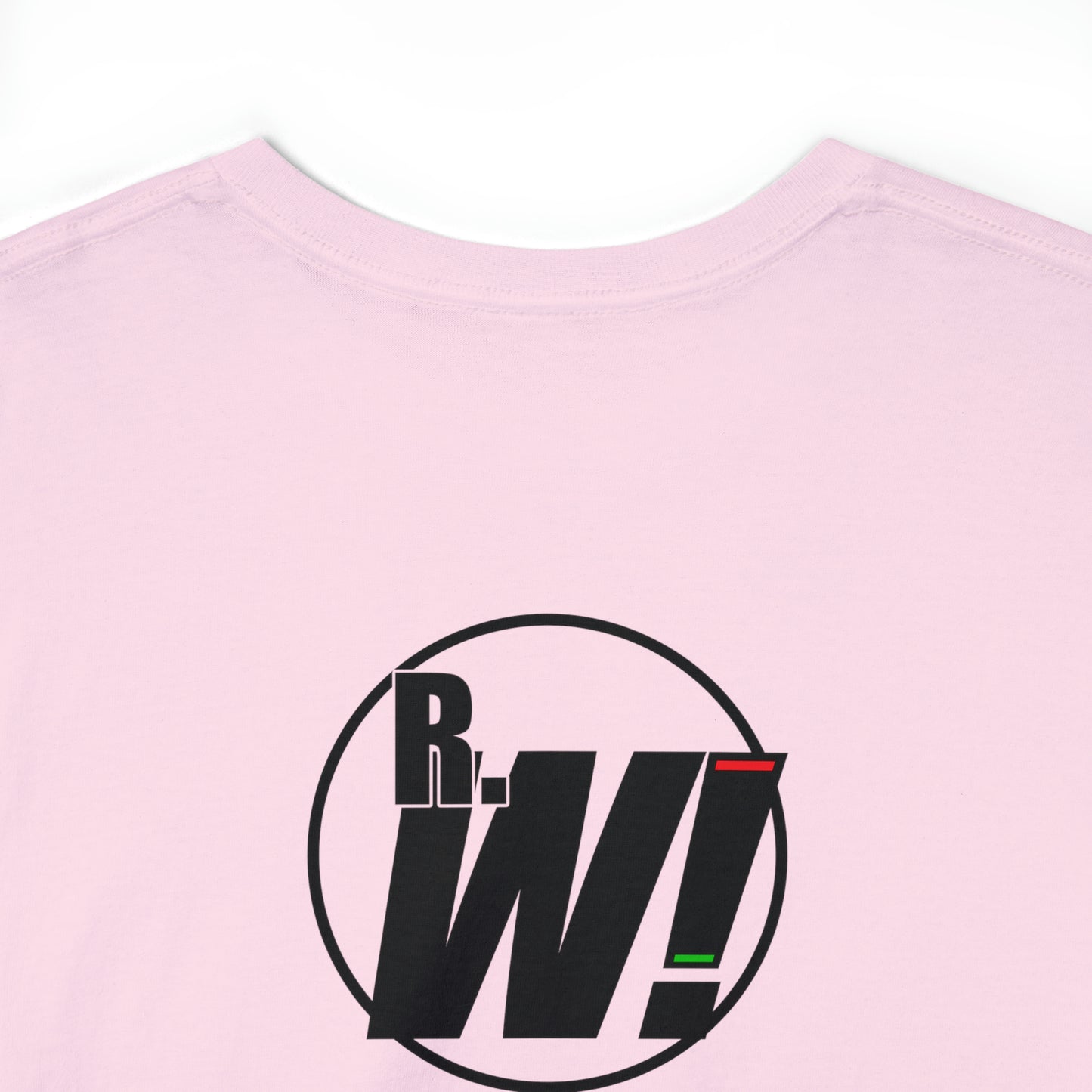 Ready. Wrestle! Navy Logo w/Pink Silhouettes, Unisex Heavy Cotton Tee