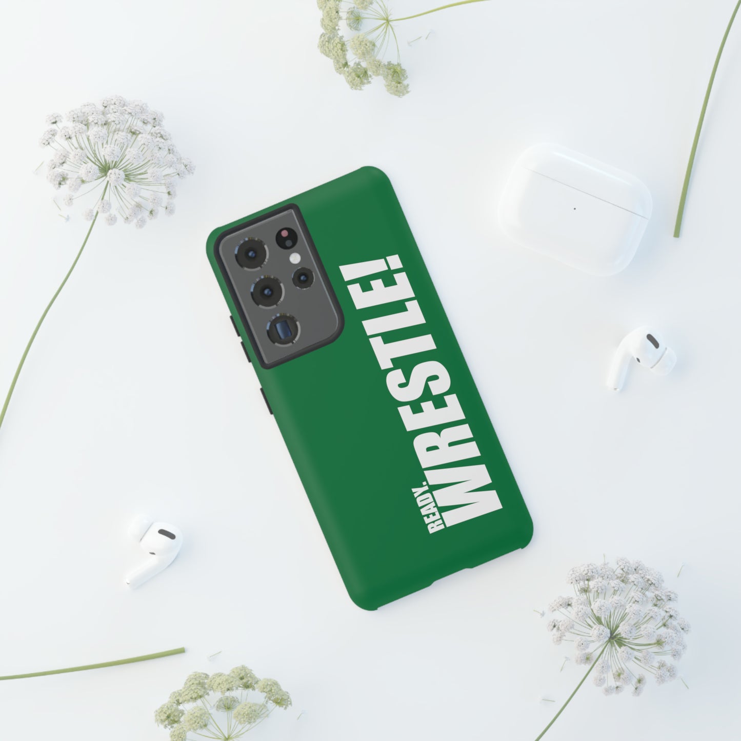 White/Green Tough Cases