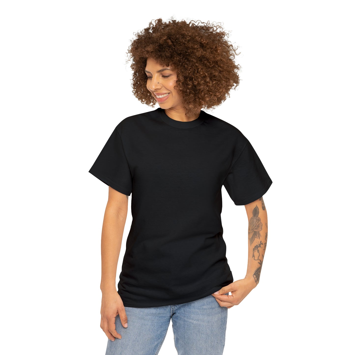 Virginia State Bound, Black Logo, Unisex Heavy Cotton Tee