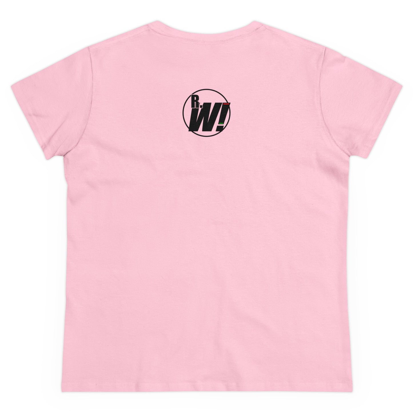 Natural Born Wrestler, Women's Midweight Cotton Tee, Black Letters