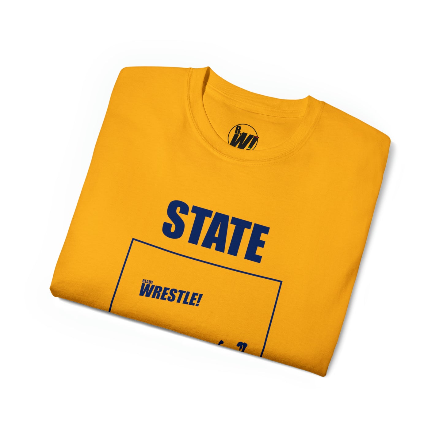 Coloroado State Bound, Unisex Ultra Cotton Tee, Blue Logo