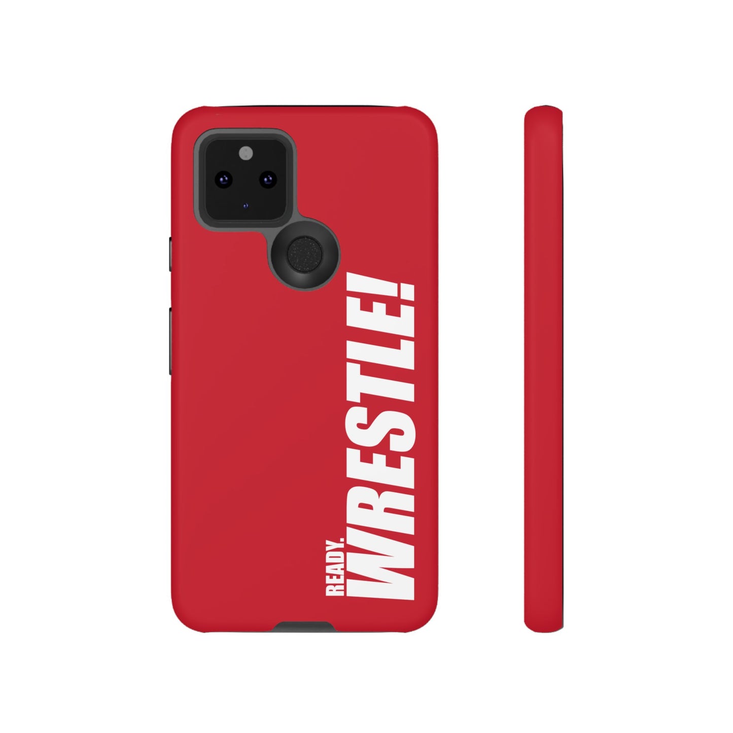 Ready. Wrestle Red Logo Tee