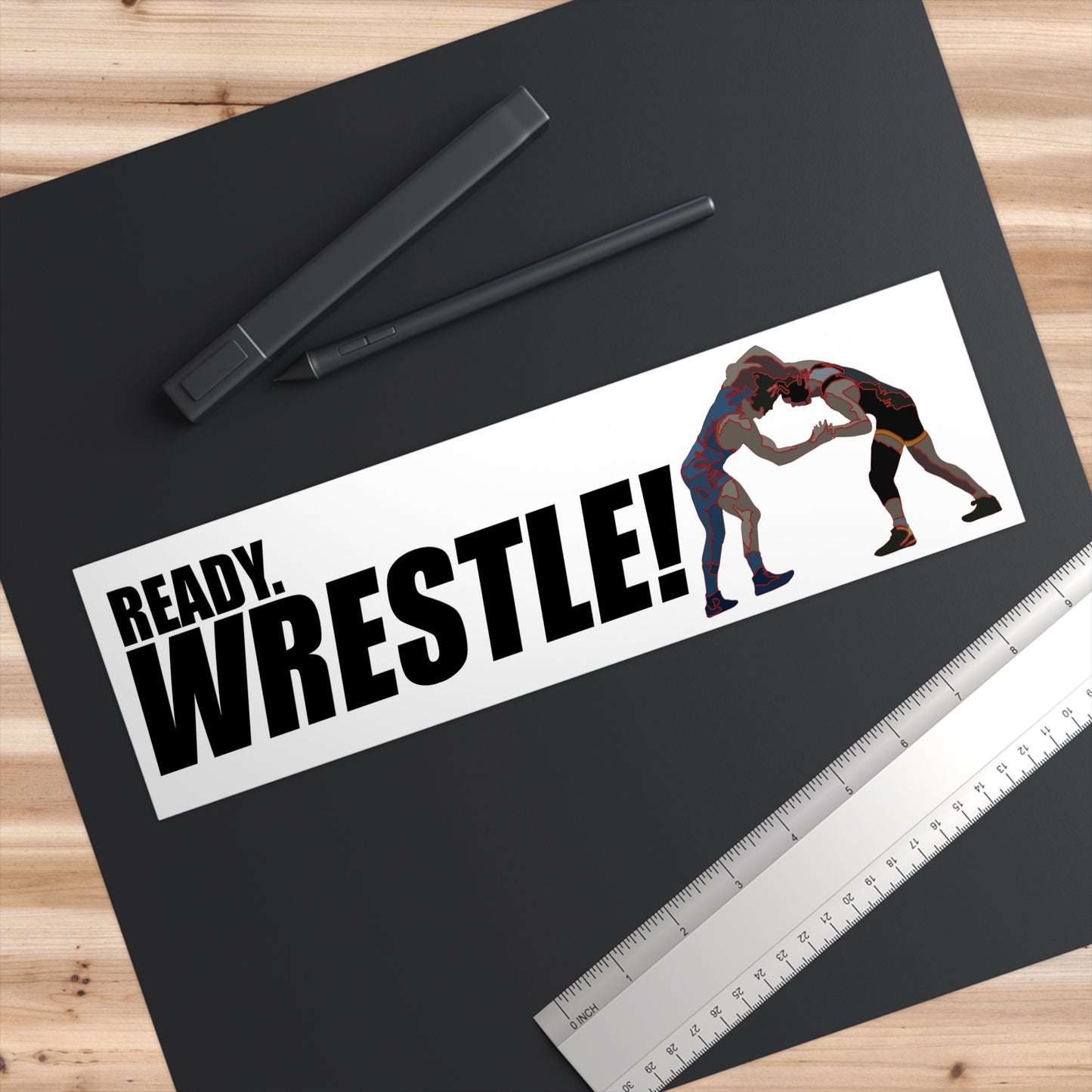 Ready. Wrestle! Bumper Stickers, Wrestlers