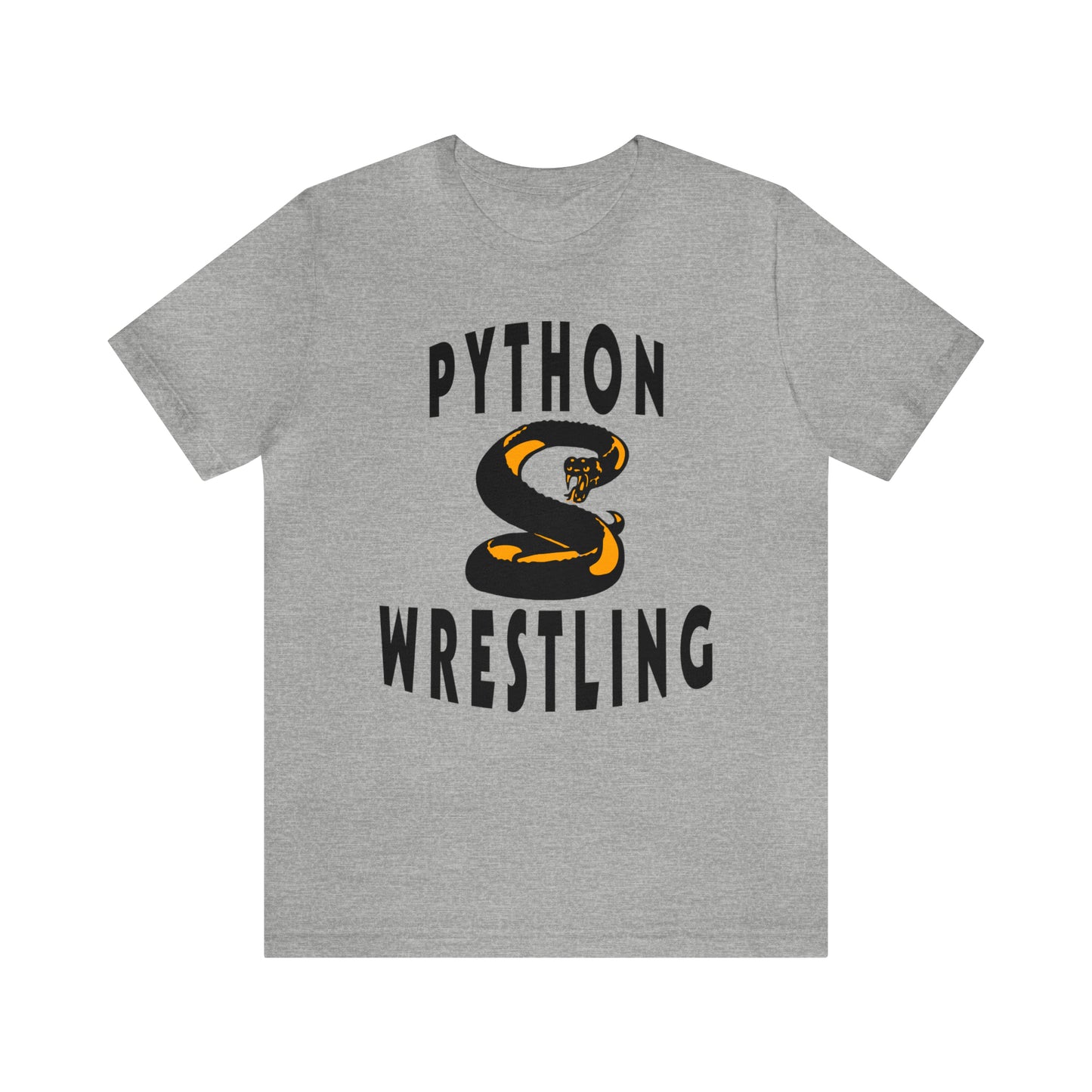 NEK Python Wrestling, Black Logo, Unisex Jersey Short Sleeve Tee