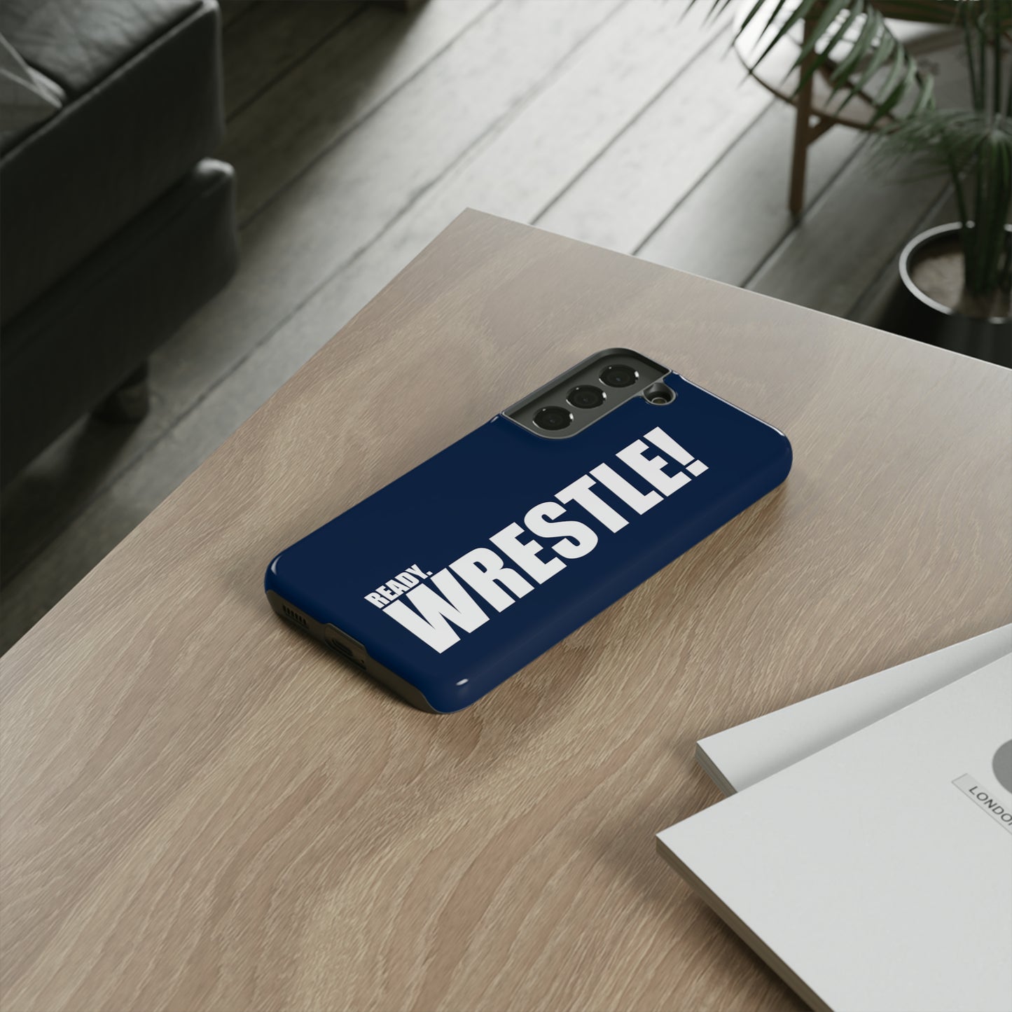 White/Navy Tough Cases