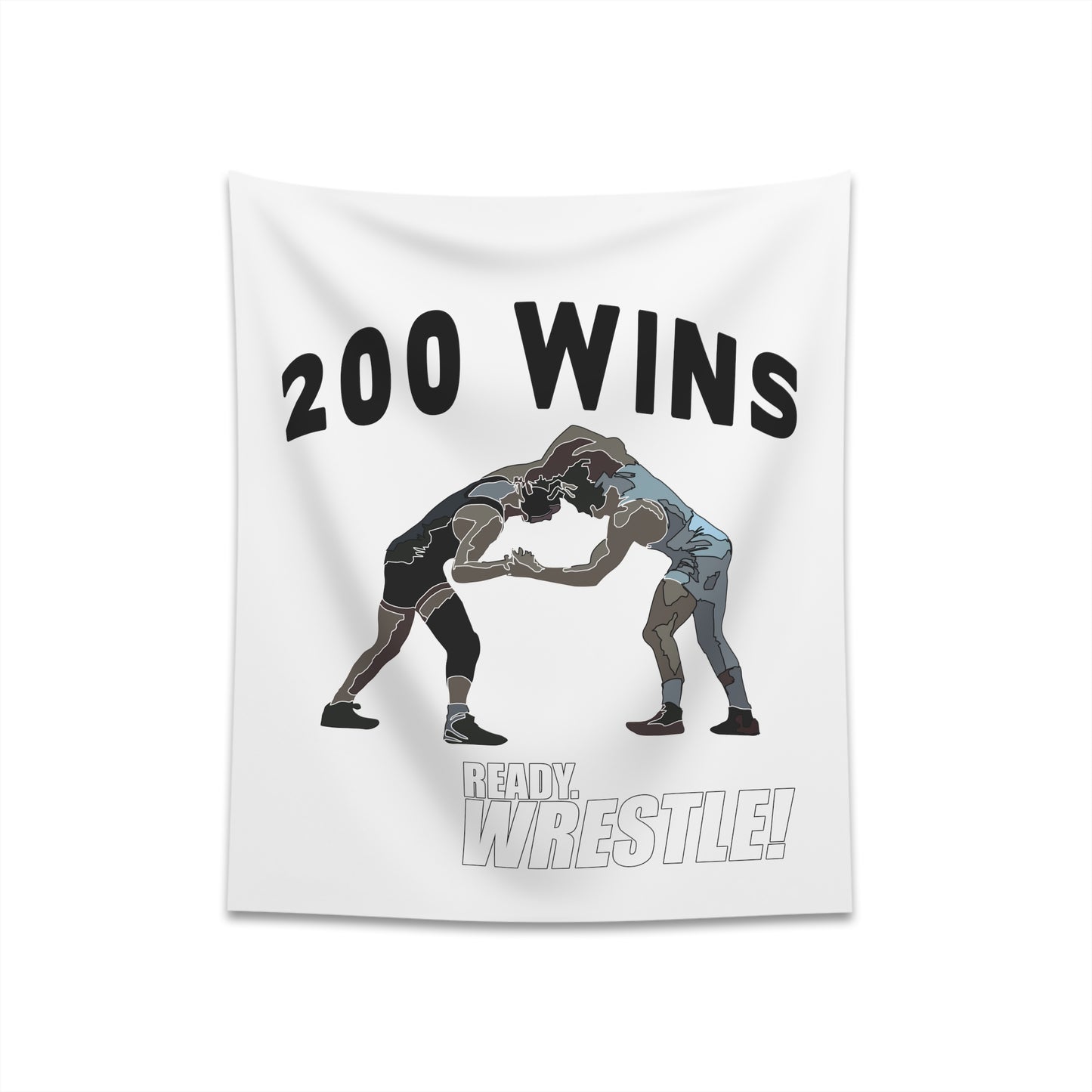 200 Wins! Printed Wall Tapestry