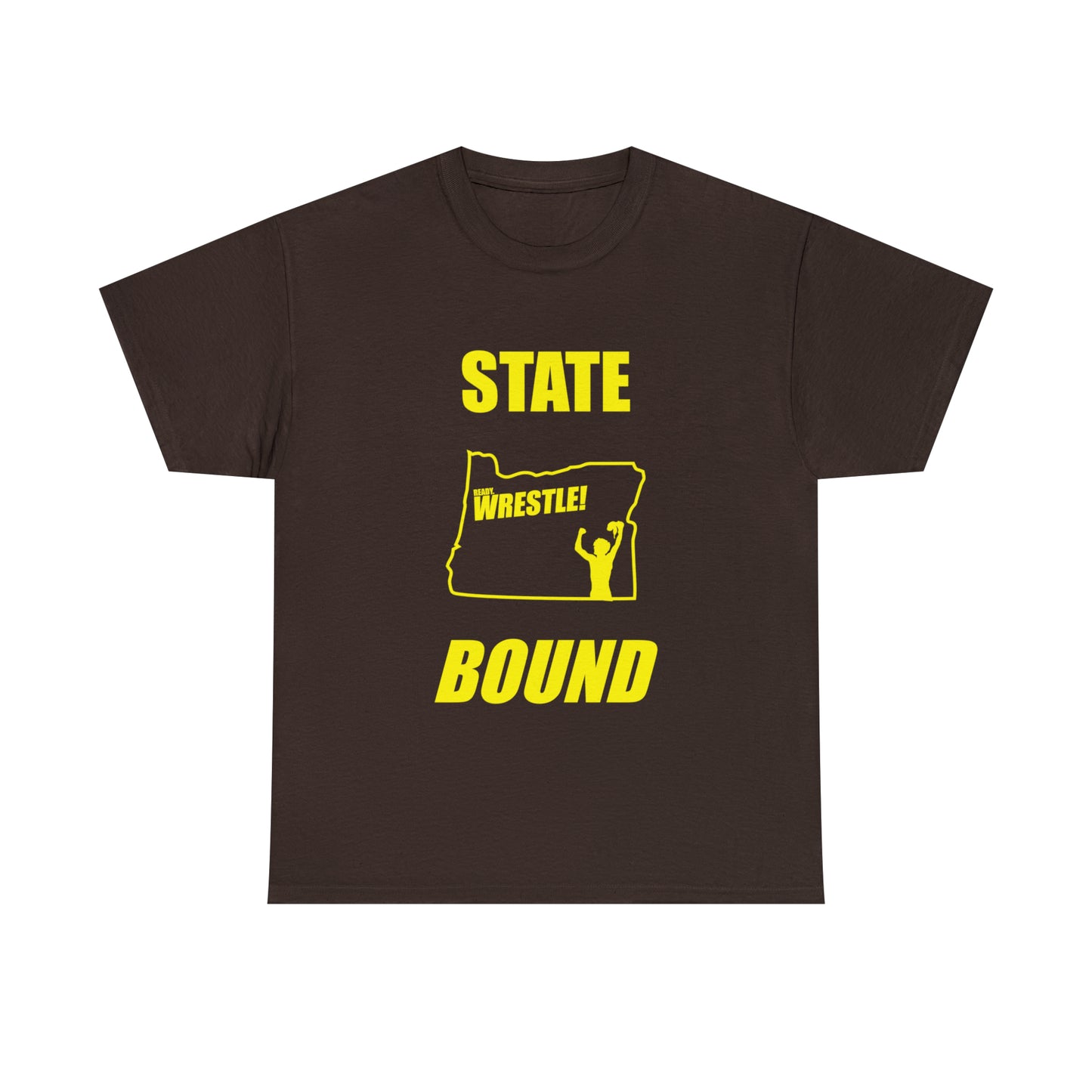 Oregon State Bound, Gold Logo, Unisex Heavy Cotton Tee