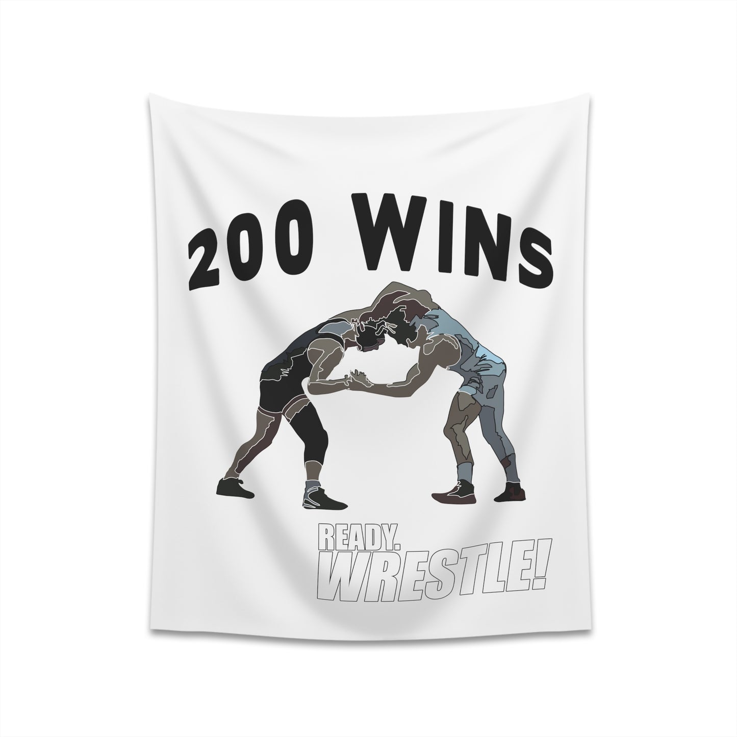 200 Wins! Printed Wall Tapestry