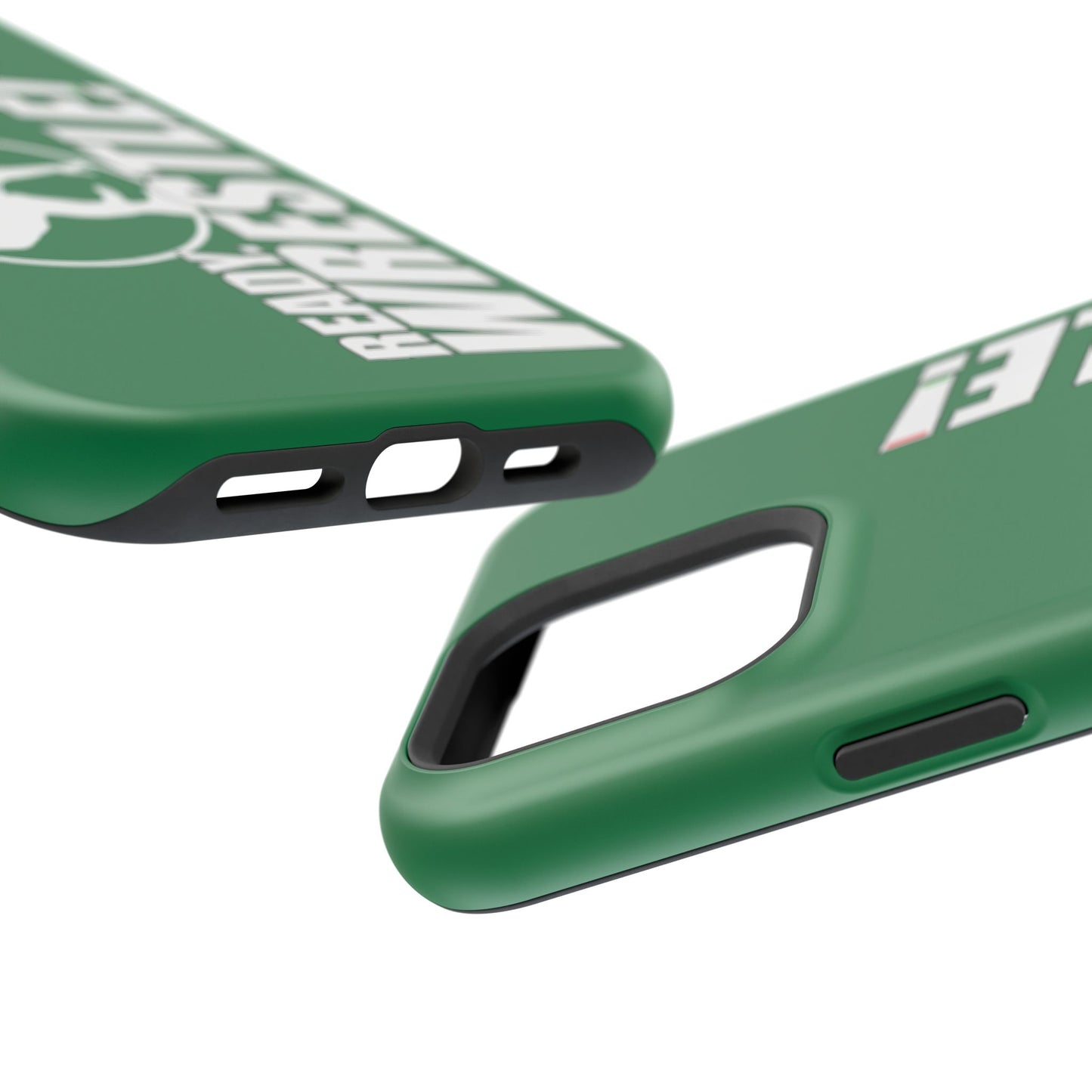 Ready. Wrestle! Green iPhone Magnetic Impact-Resistant Case