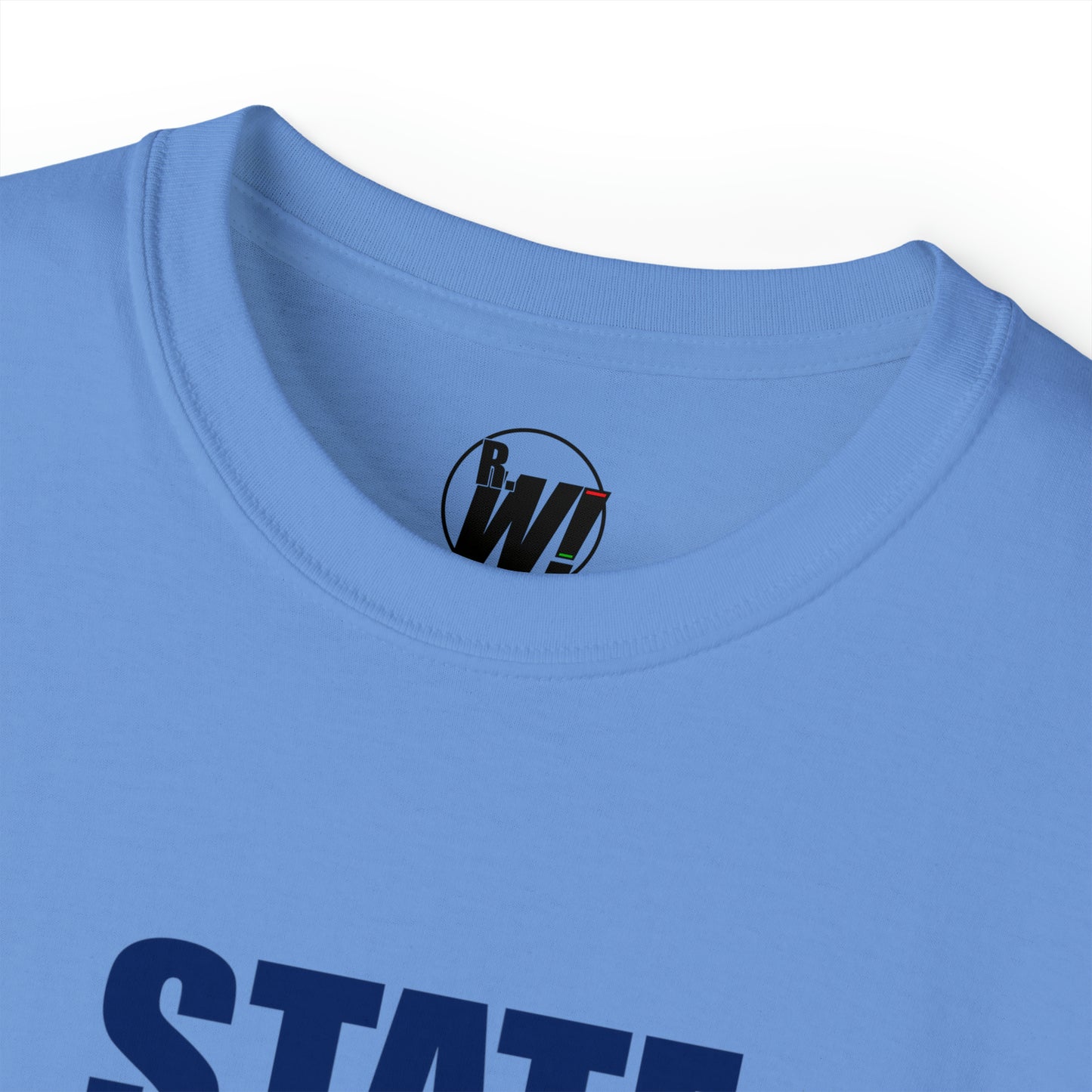 Coloroado State Bound, Unisex Ultra Cotton Tee, Blue Logo