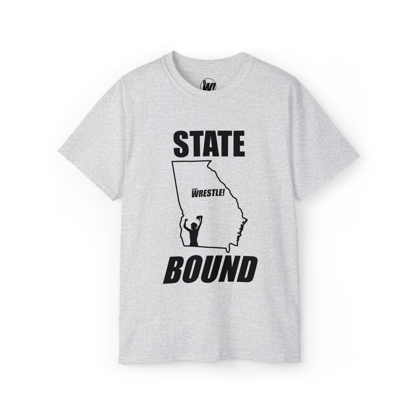 Georgia State Bound, Unisex Ultra Cotton Tee, Black Logo