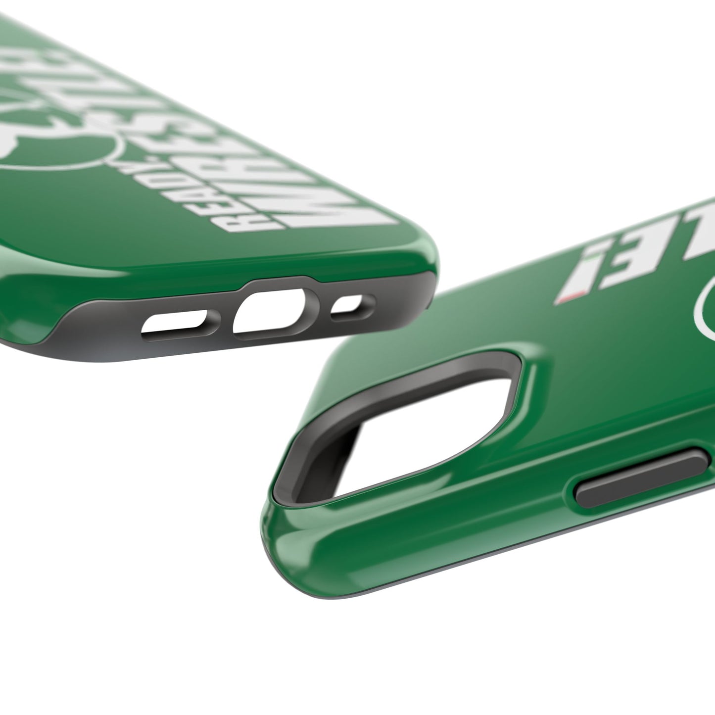 Ready. Wrestle! Green iPhone Magnetic Impact-Resistant Case