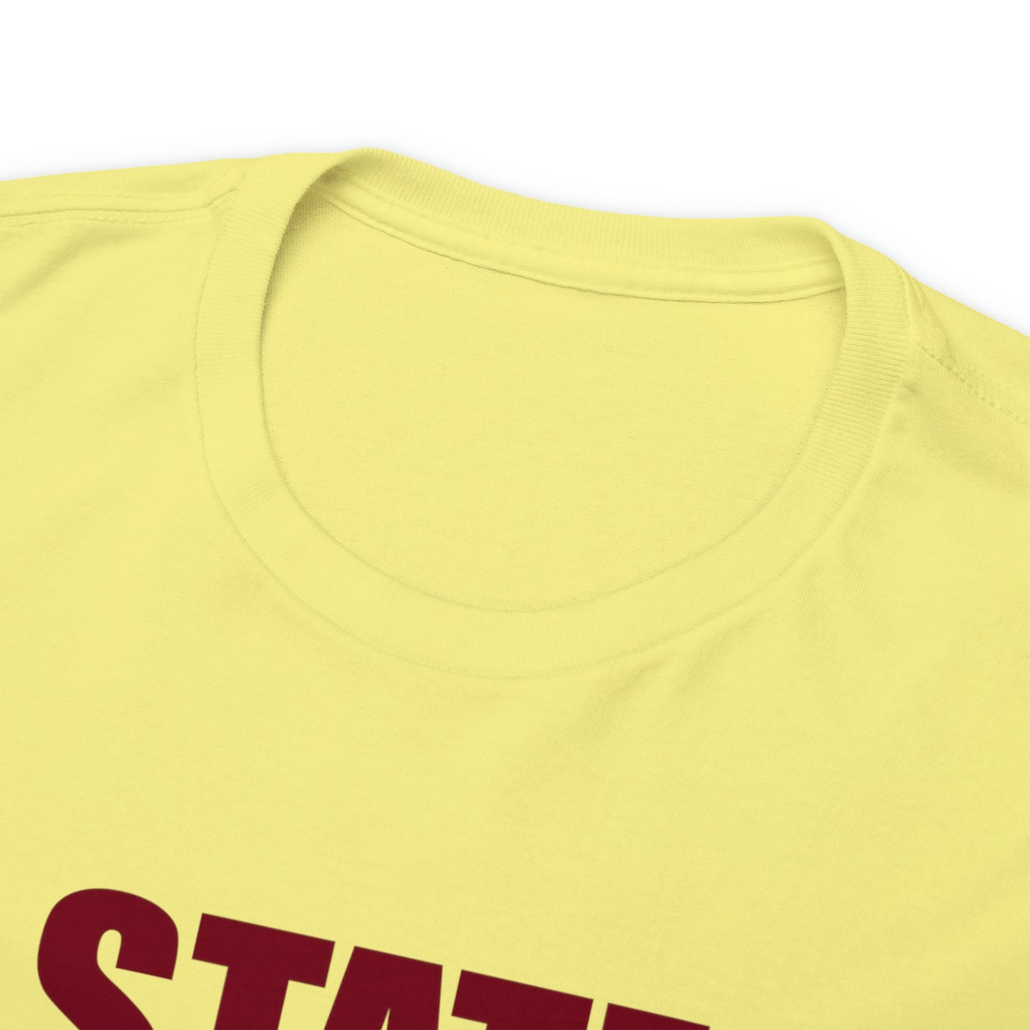 Minnetsota State Bound, Maroon Logo, Unisex Heavy Cotton Tee