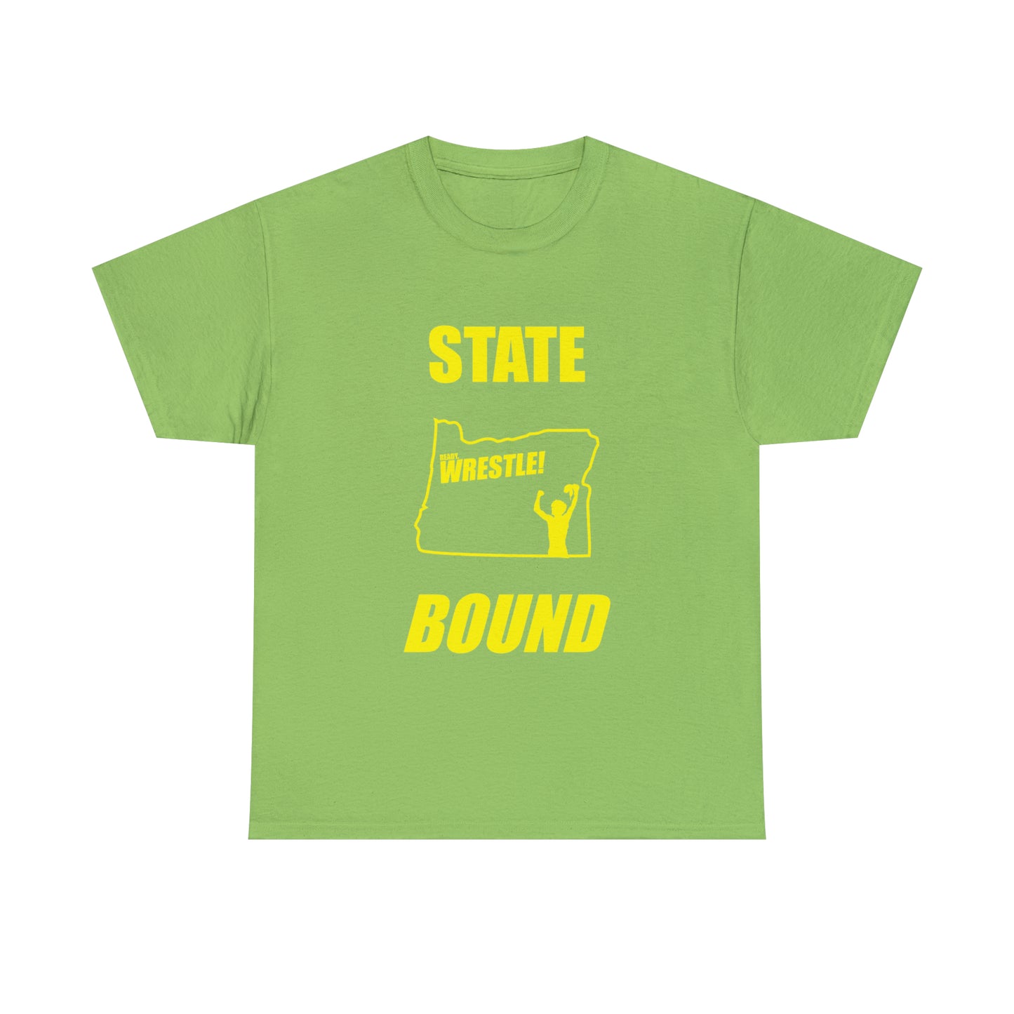 Oregon State Bound, Gold Logo, Unisex Heavy Cotton Tee