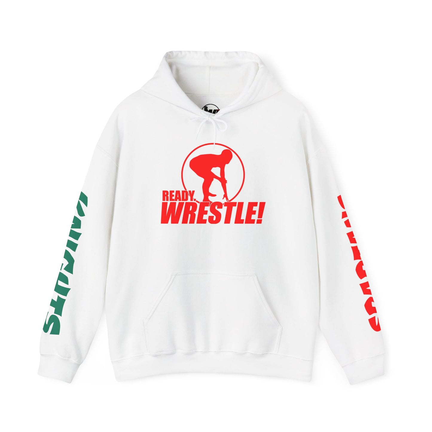 Just Keep Wrestling Hoodie: Ready to Wrestle Sweatshirt, Sportswear for Wrestlers, Gift for Coaches, Competitive Sports Apparel, Gym & Training Gear