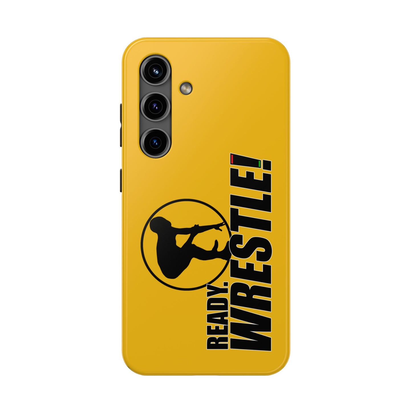 Ready. Wrestle! Yellow Galaxy Tough Phone Case