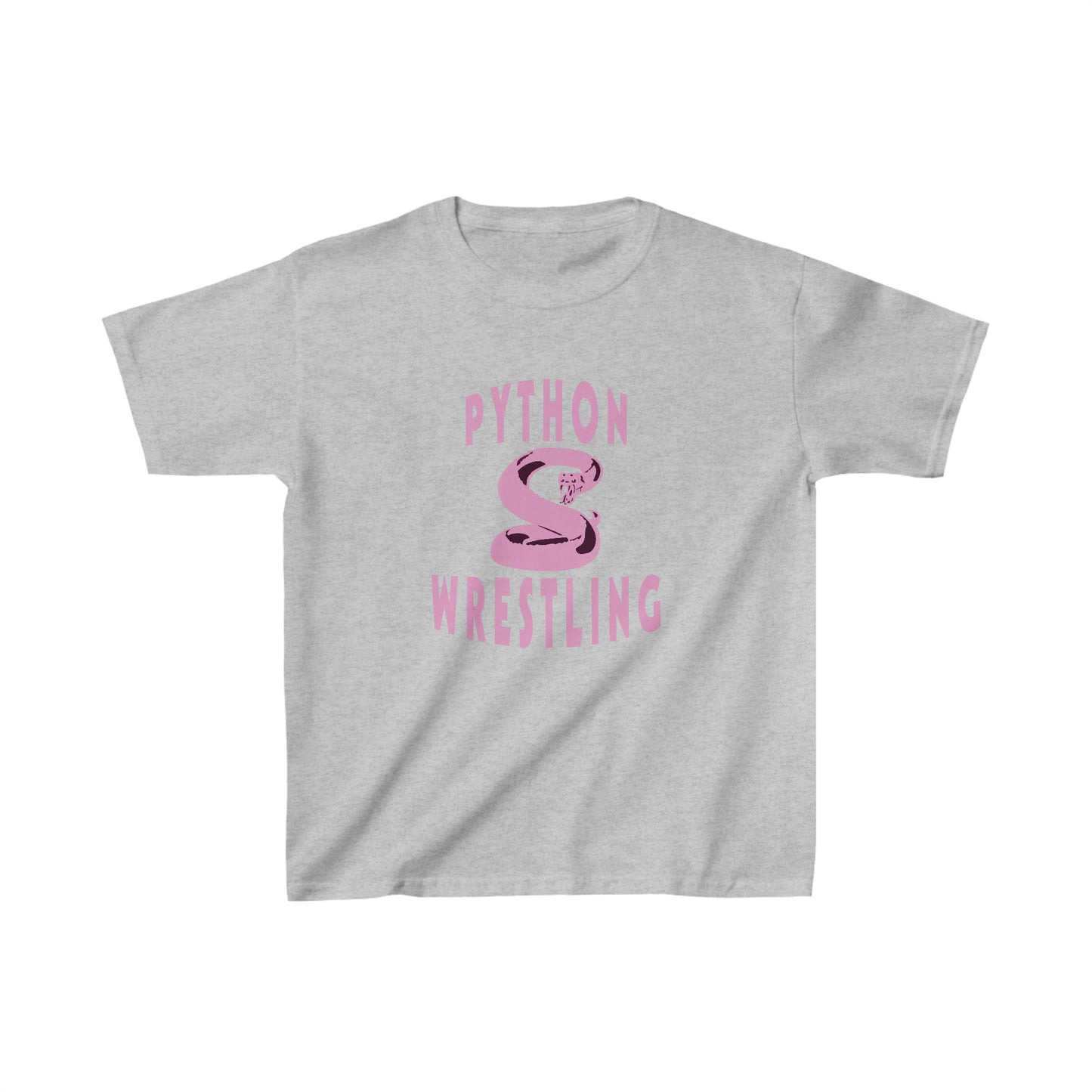 NEK Python Wrestling Kids, Pink Logo, Unisex Jersey Short Sleeve Tee