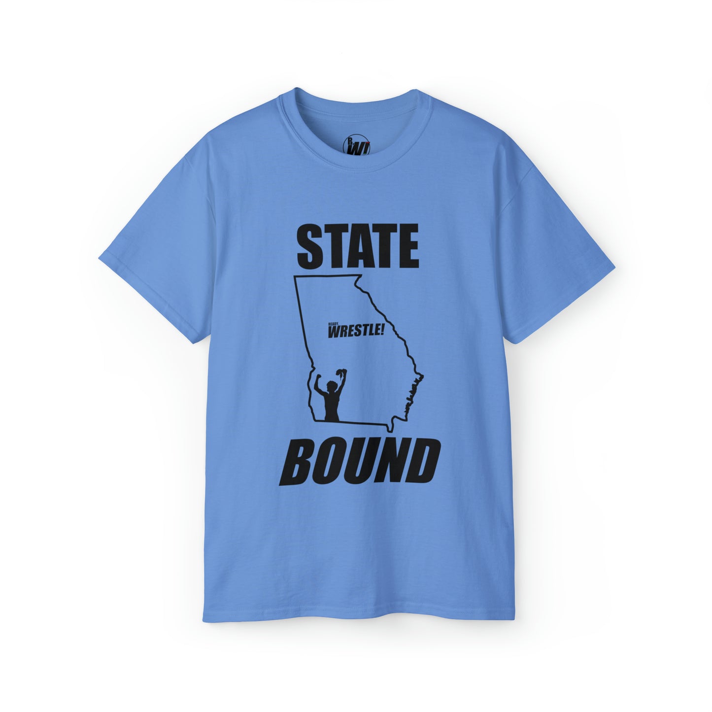 Georgia State Bound, Unisex Ultra Cotton Tee, Black Logo