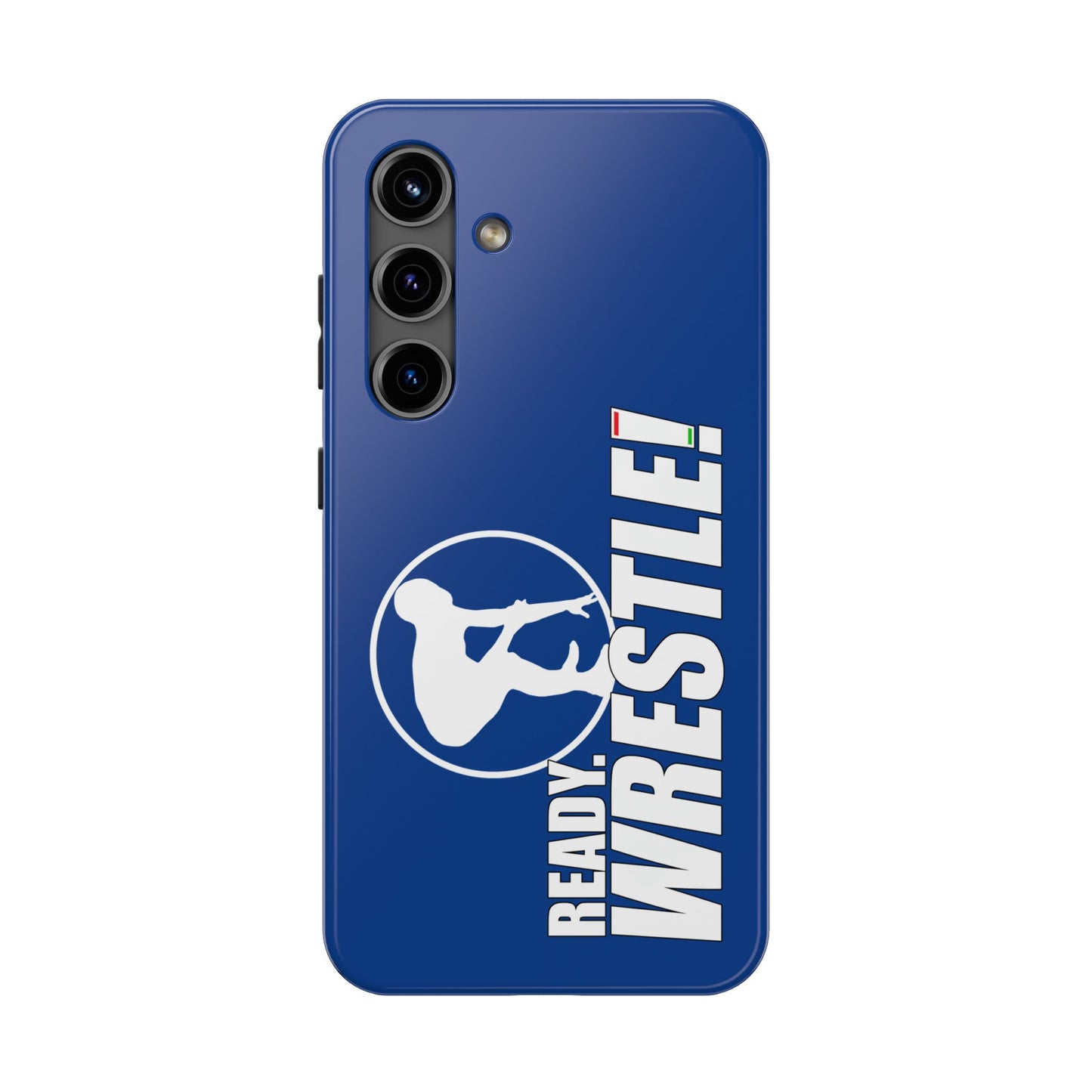 Ready. Wrestle! Blue Galaxy Tough Phone Case