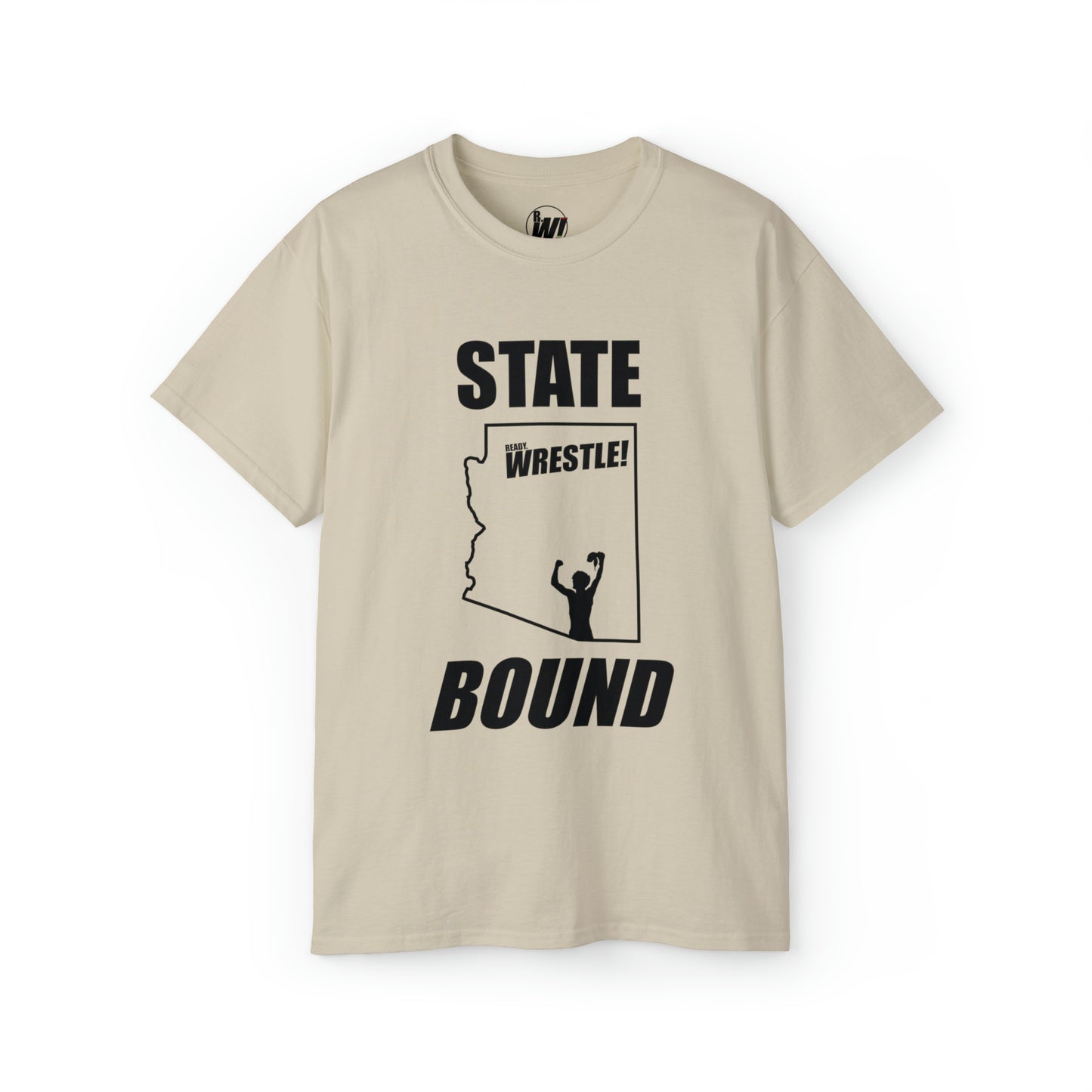 Arizona State Bound, Unisex Ultra Cotton Tee, Black Logo