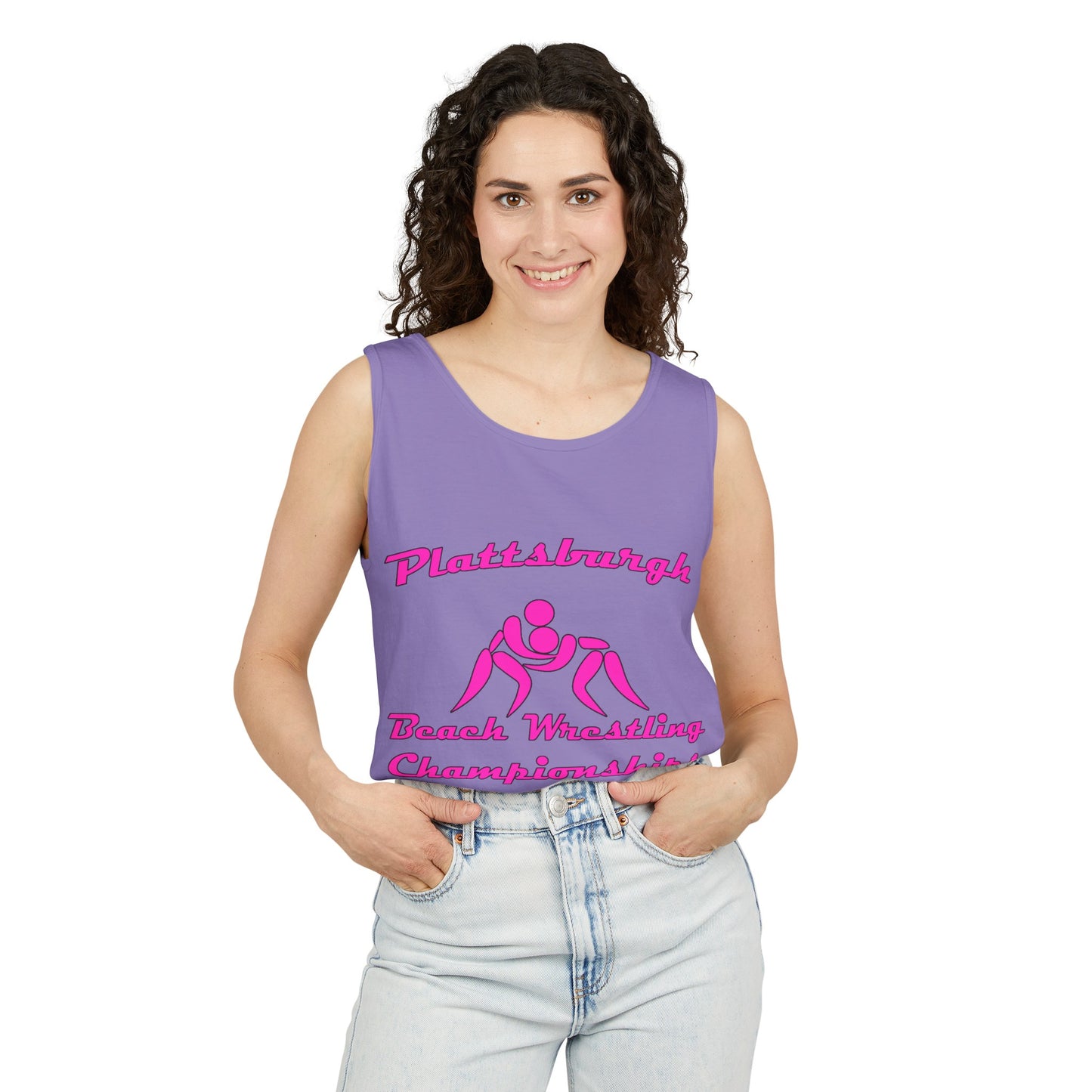 Plattsburgh Beach Wrestling Tank Top, Bella+Canvas