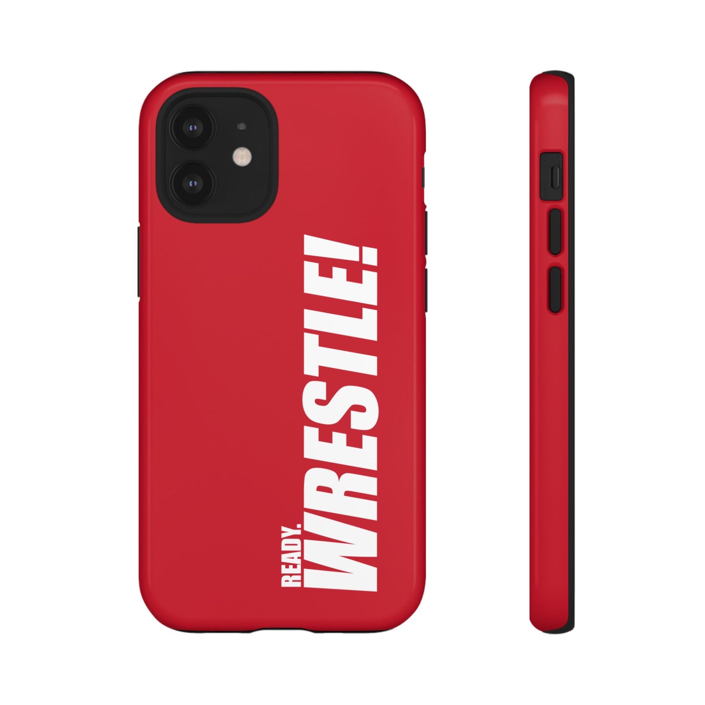 Ready. Wrestle Red Logo Tee