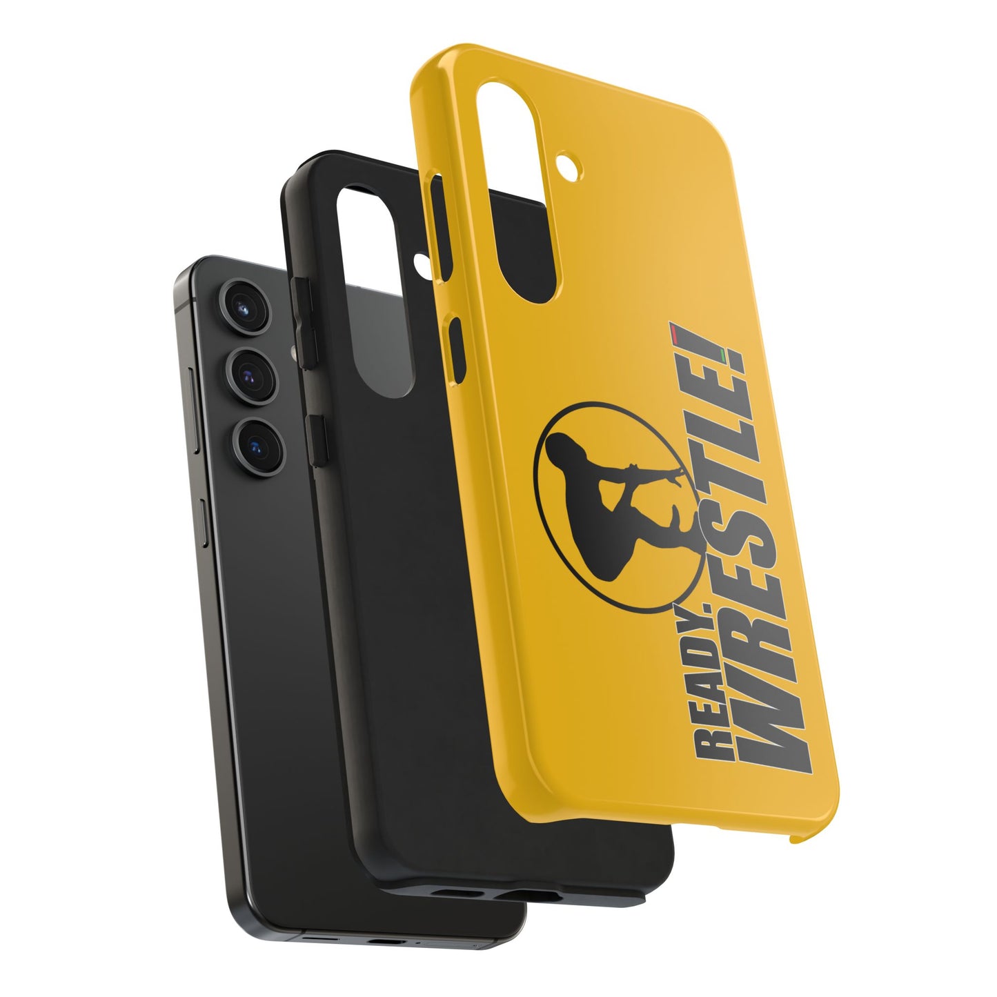 Ready. Wrestle! Yellow Galaxy Tough Phone Case