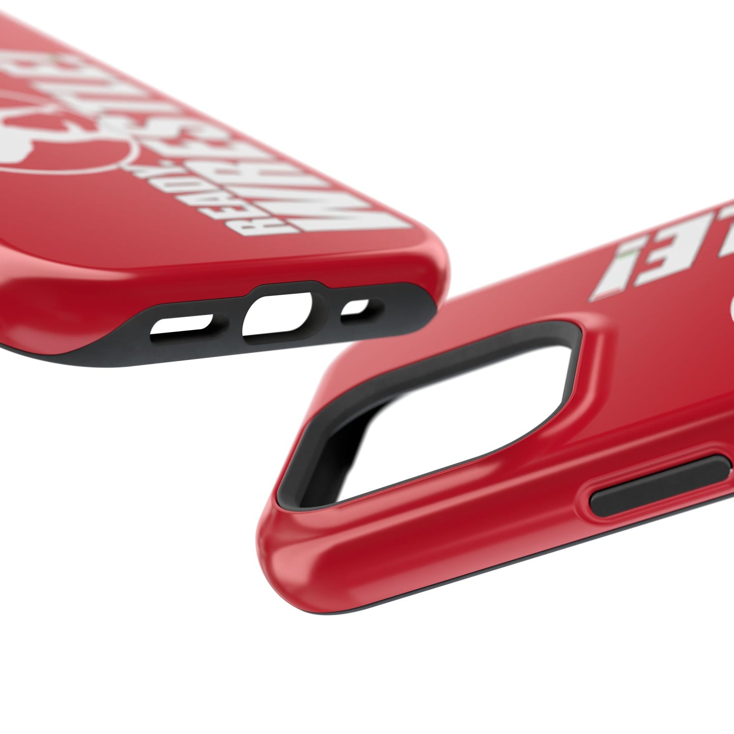 Ready. Wrestle! Red iPhone Magnetic Impact-Resistant Case