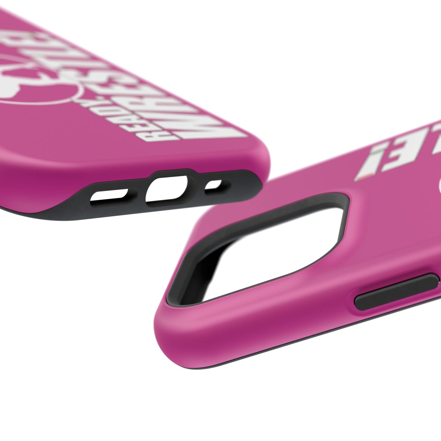 Ready. Wrestle! Pink iPhone Magnetic Impact-Resistant Case