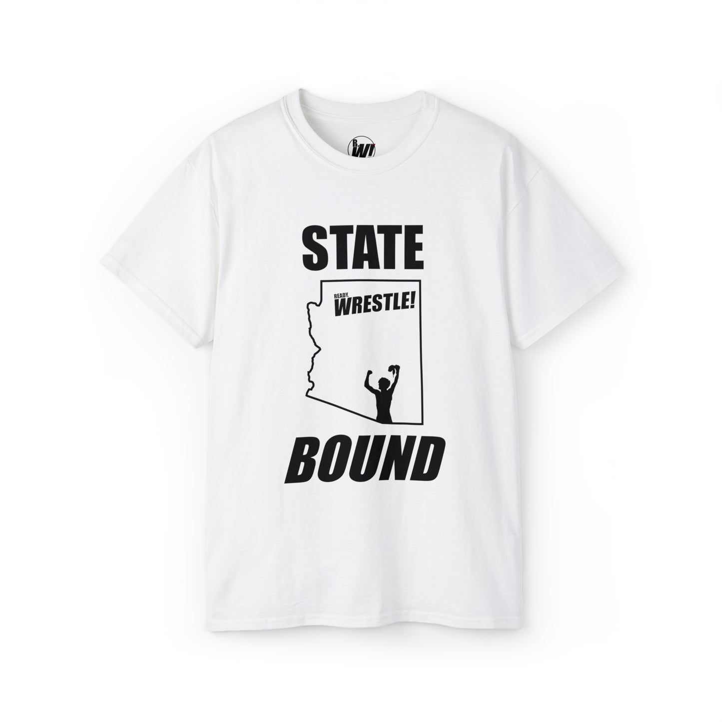 Arizona State Bound, Unisex Ultra Cotton Tee, Black Logo