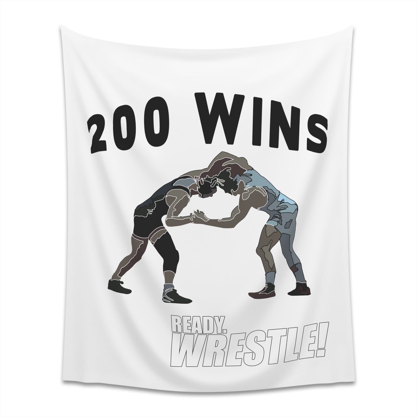 200 Wins! Printed Wall Tapestry